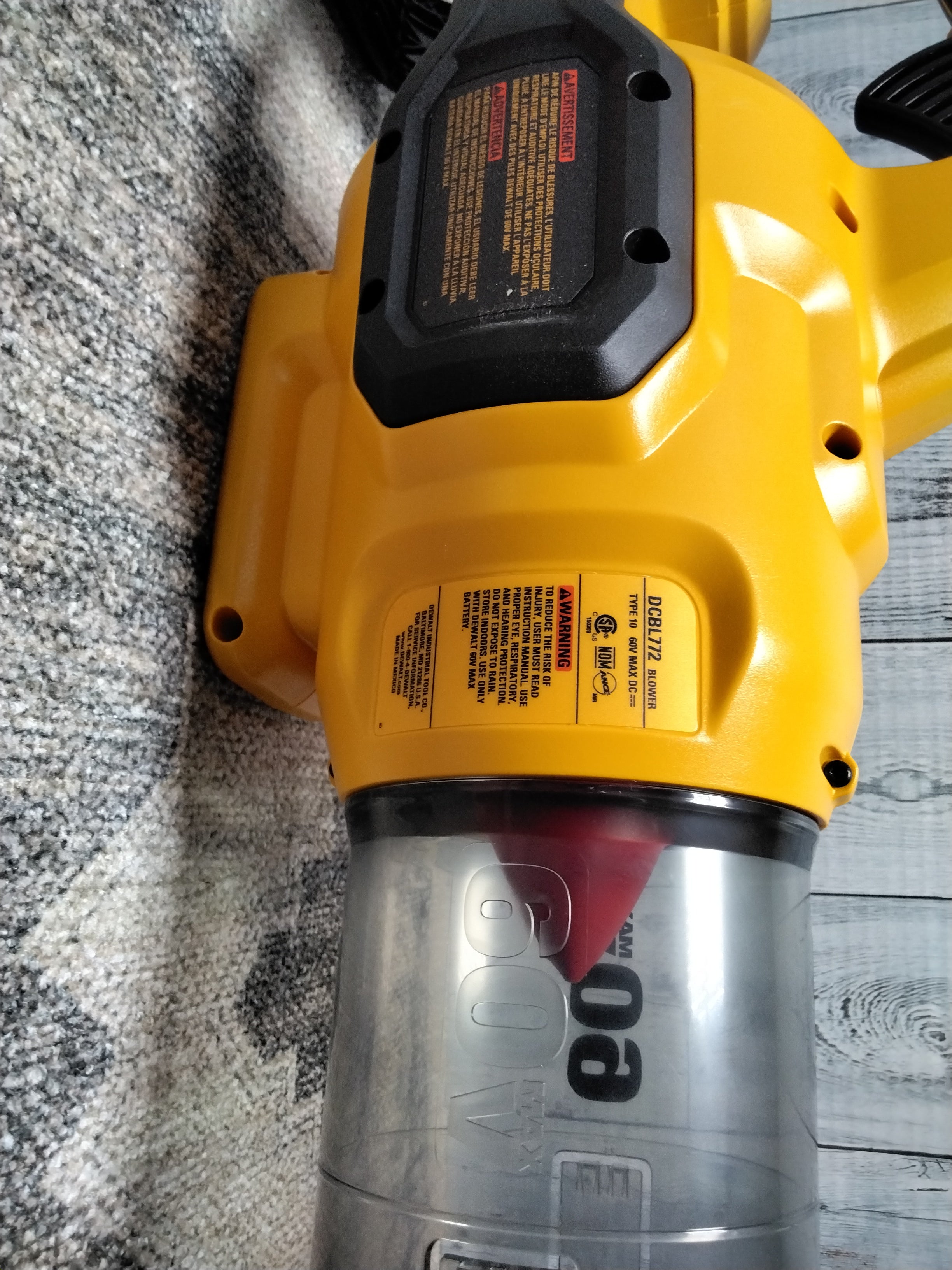 Souffleur Dewalt 20v DeWalt DCBL772X1 60V MAX Flexvolt Brushless