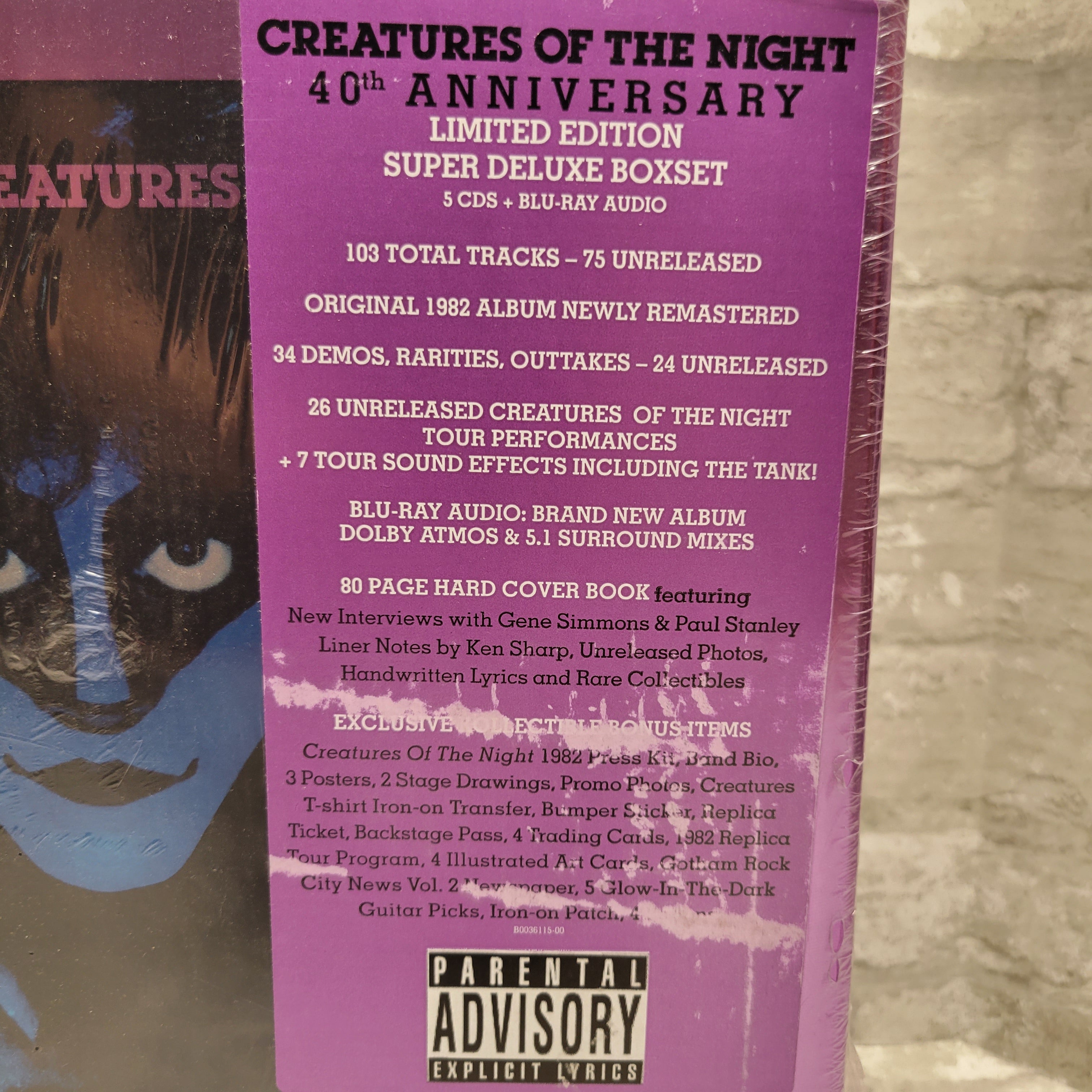 Kiss Creatures Of The Night 40th Anniversary Super Deluxe 5 CD/Blu-ray Audio (8089543409902)