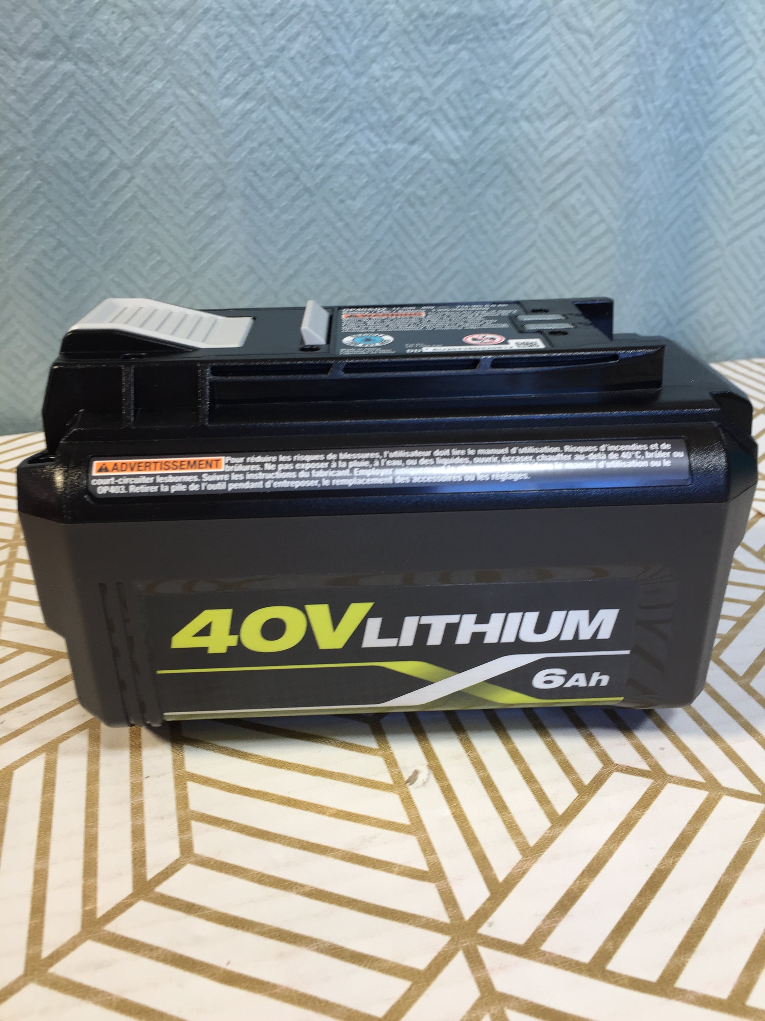 *PARTS ONLY* 40V Volt Lithium-ion 6.0 Ah High Capacity Battery OP40602 *ERROR* (7911598260462)