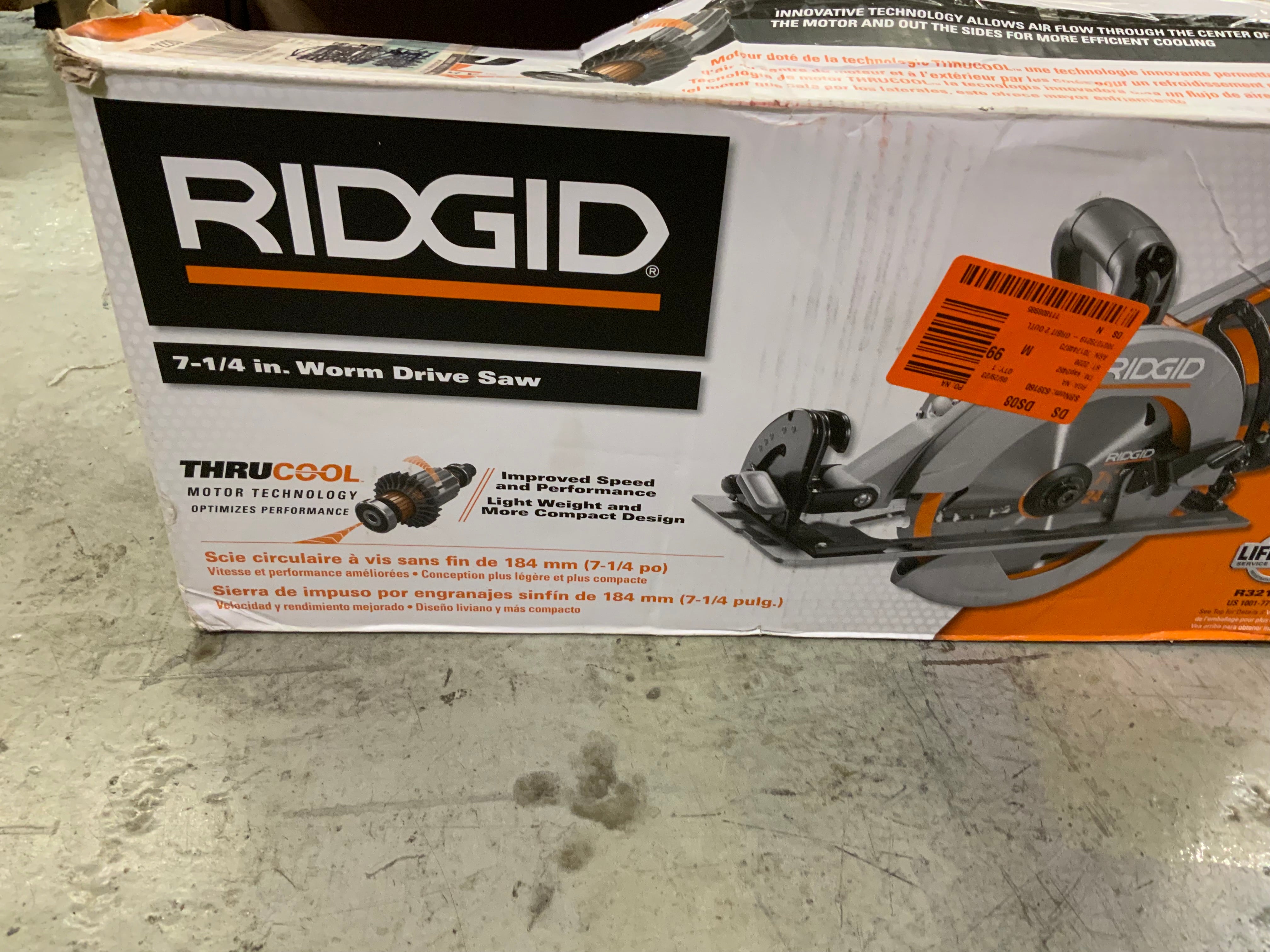 Ridgid R32104 THRUCOOL 71/4 in. Worm Drive Circular Saw