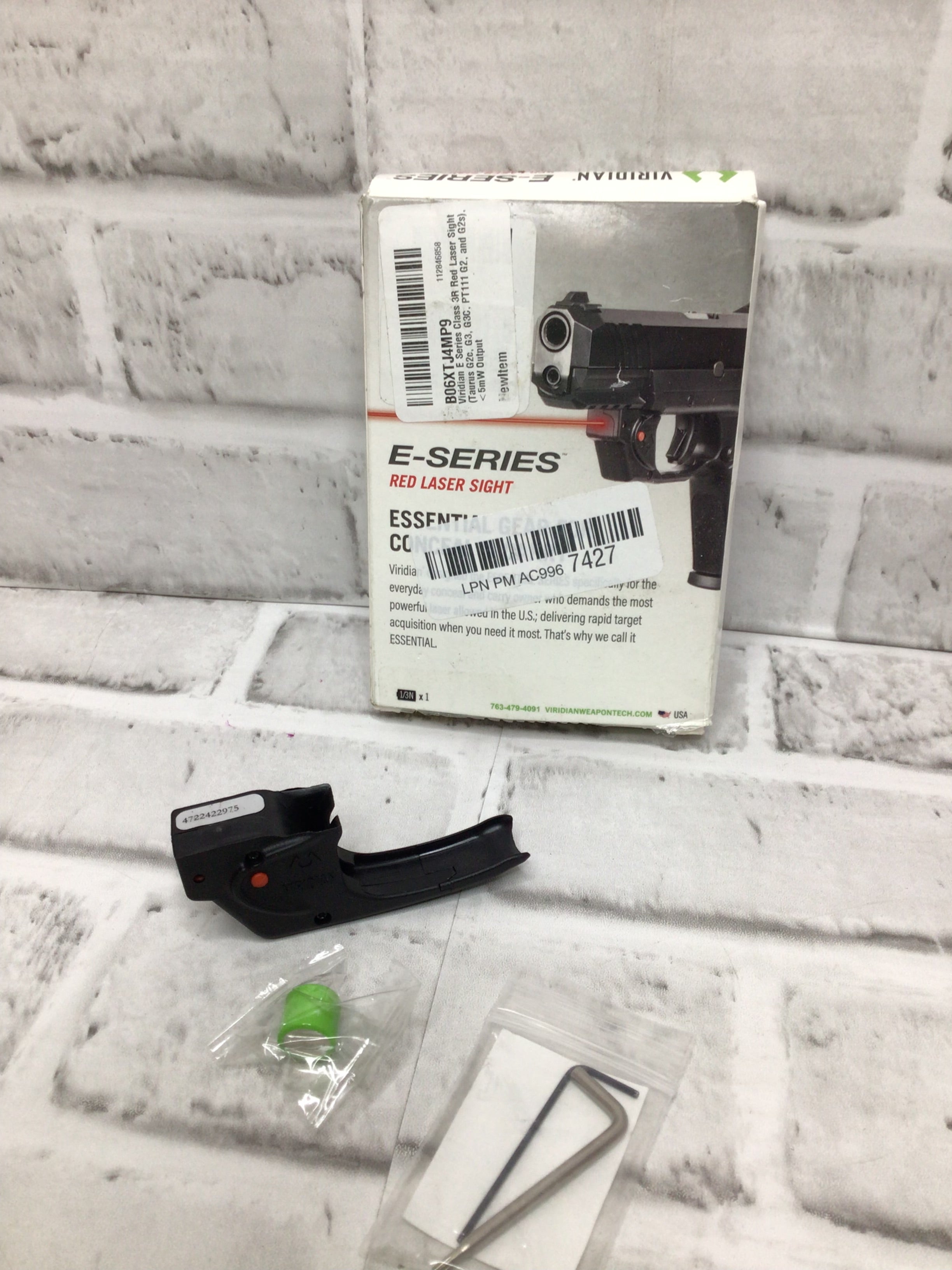 Viridian E Series Class 3R Red Laser Sight for Taurus G Series (8115669762286)