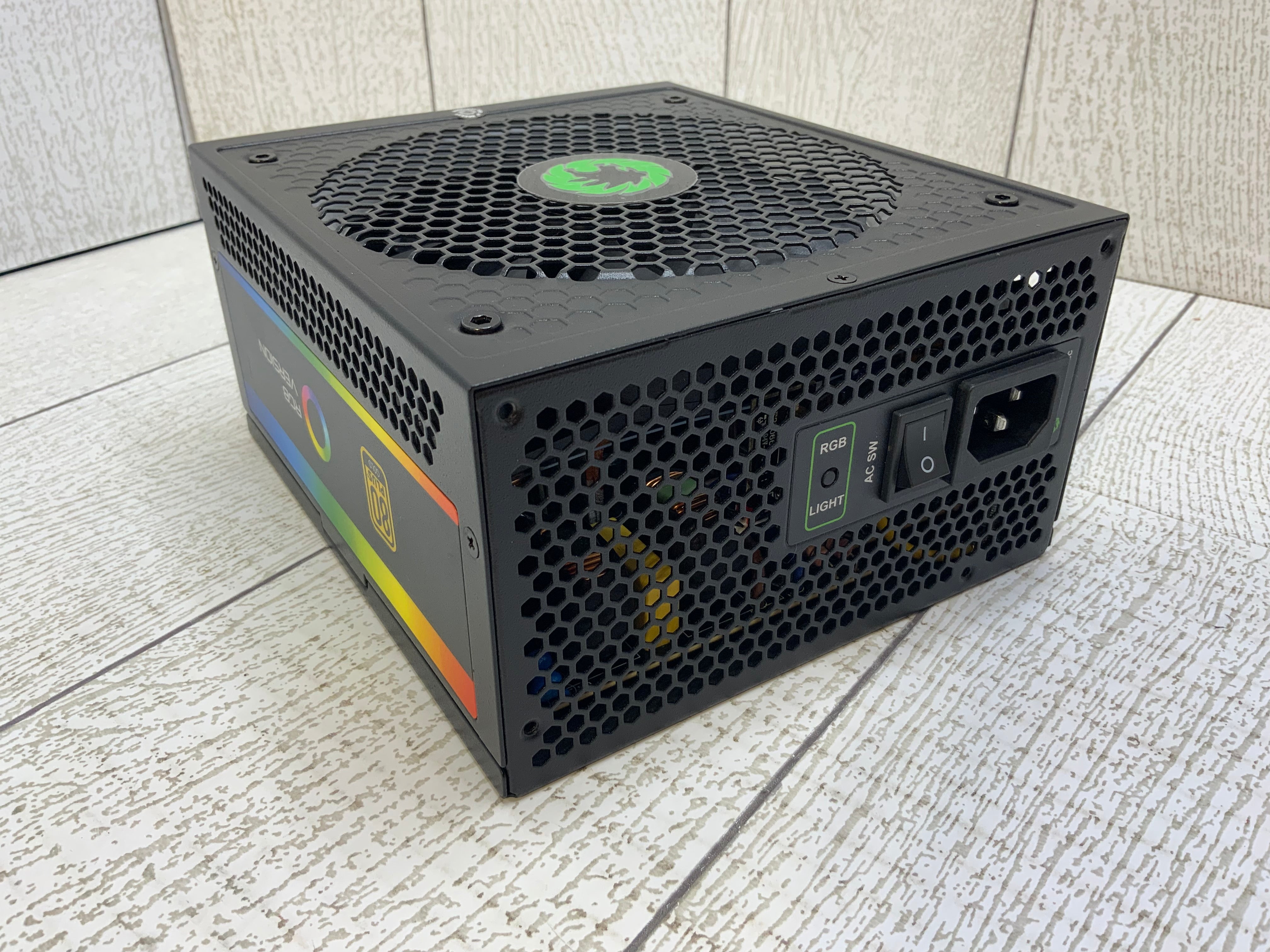 ESGAMING Power Supply 750W, 80+ Gold Certified, Fully Modular RGB Powe