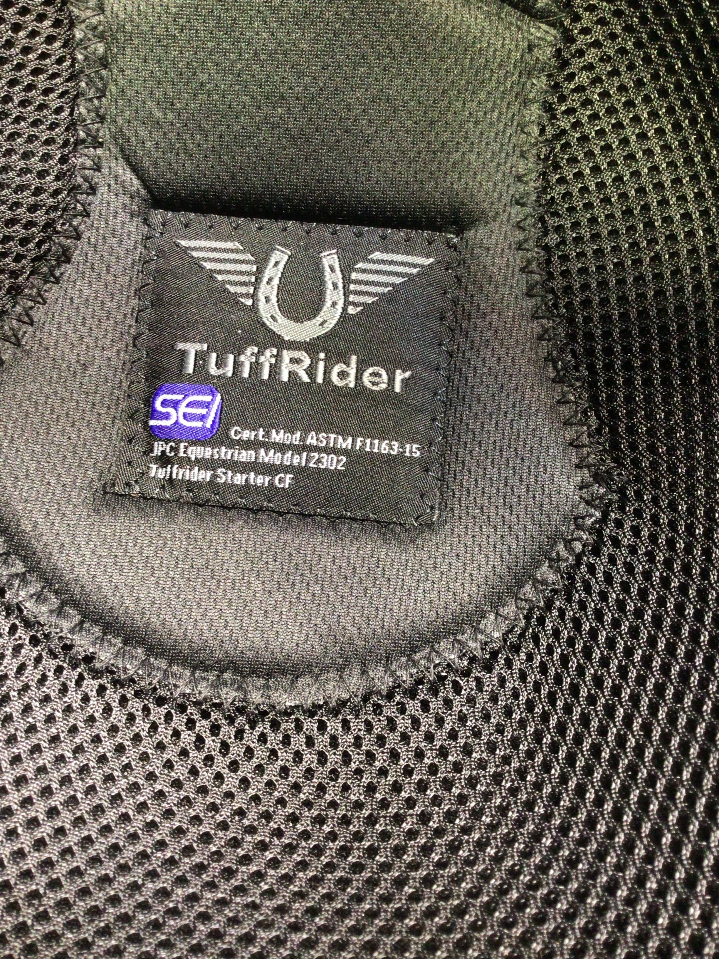 TuffRider Starter Horse Riding Helmet with Carbon Fiber Grill (Size-Large) (7731242795246)