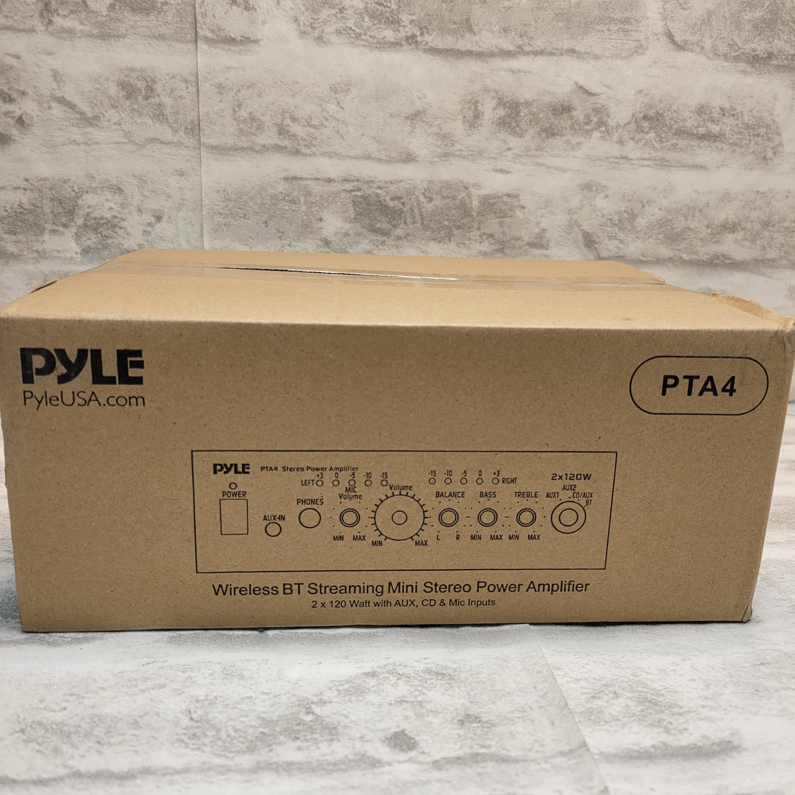 Pyle PTA4 Home Audio Power Amplifier System with Bluetooth (7857392484590)