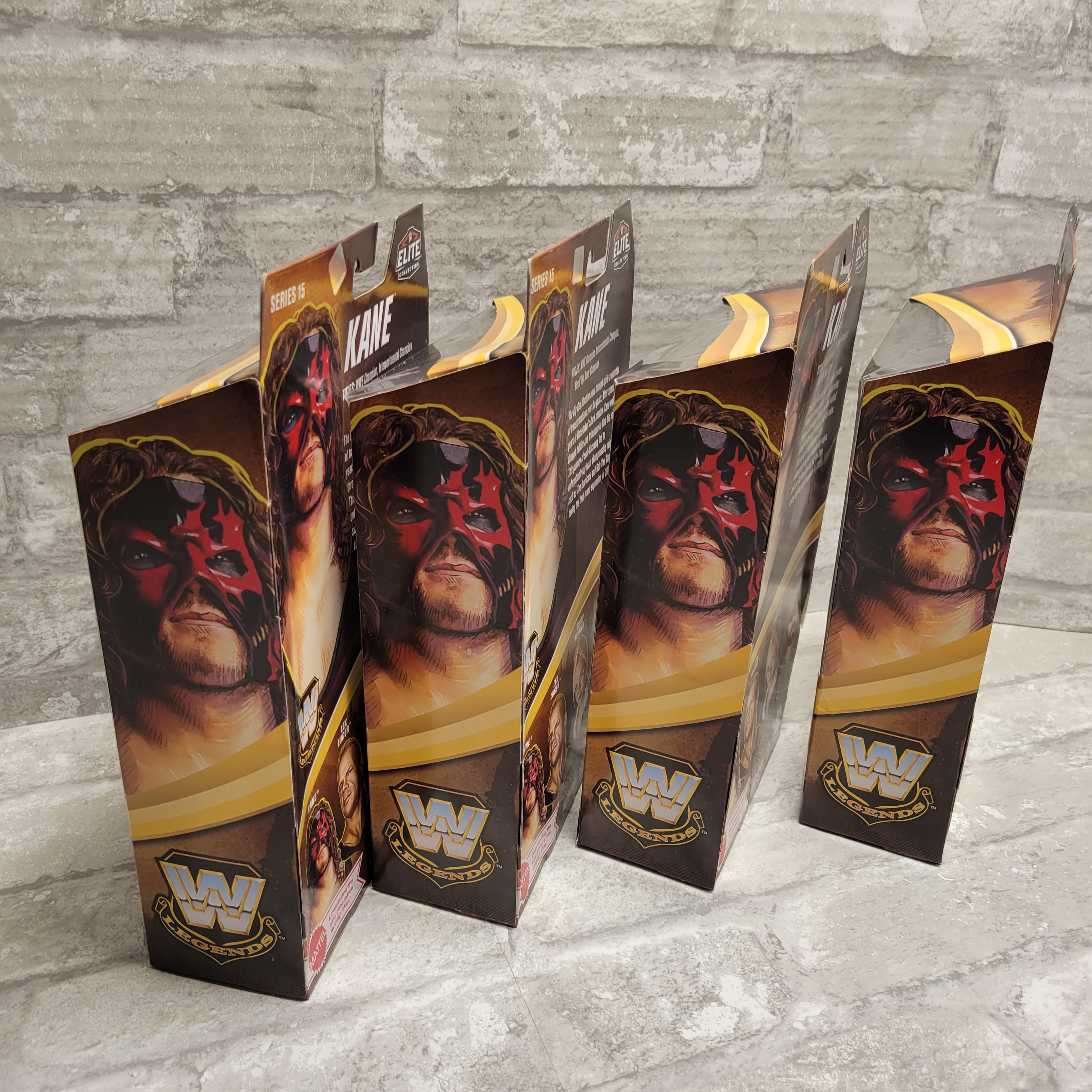 WWE Elite Collection Legends Series 15 Action Figure, Kane, Lot of 4 *READ* (7997588144366)