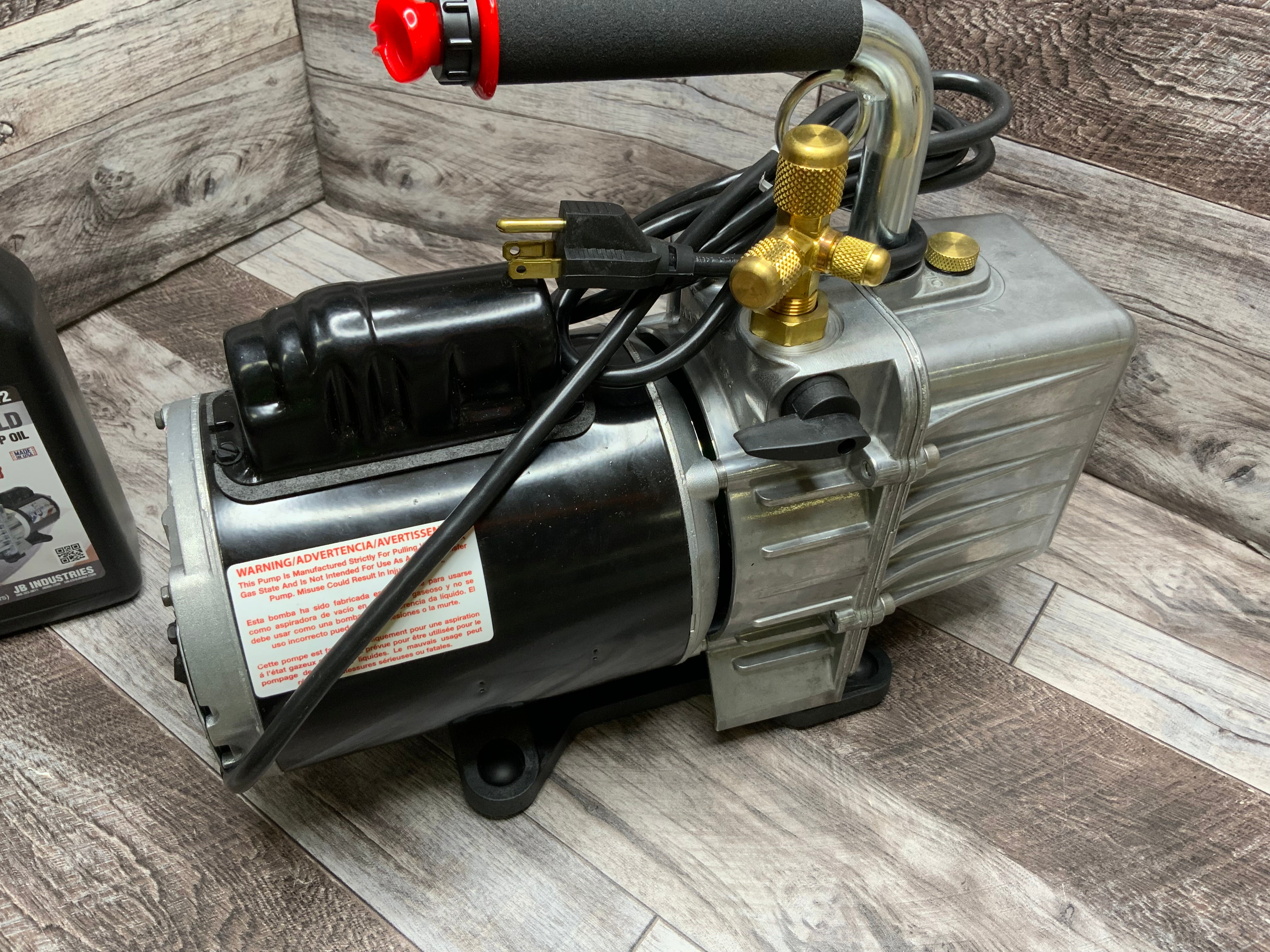 JB Industries DV200N 7 CFM 2 Stage Platinum Vacuum Pump
