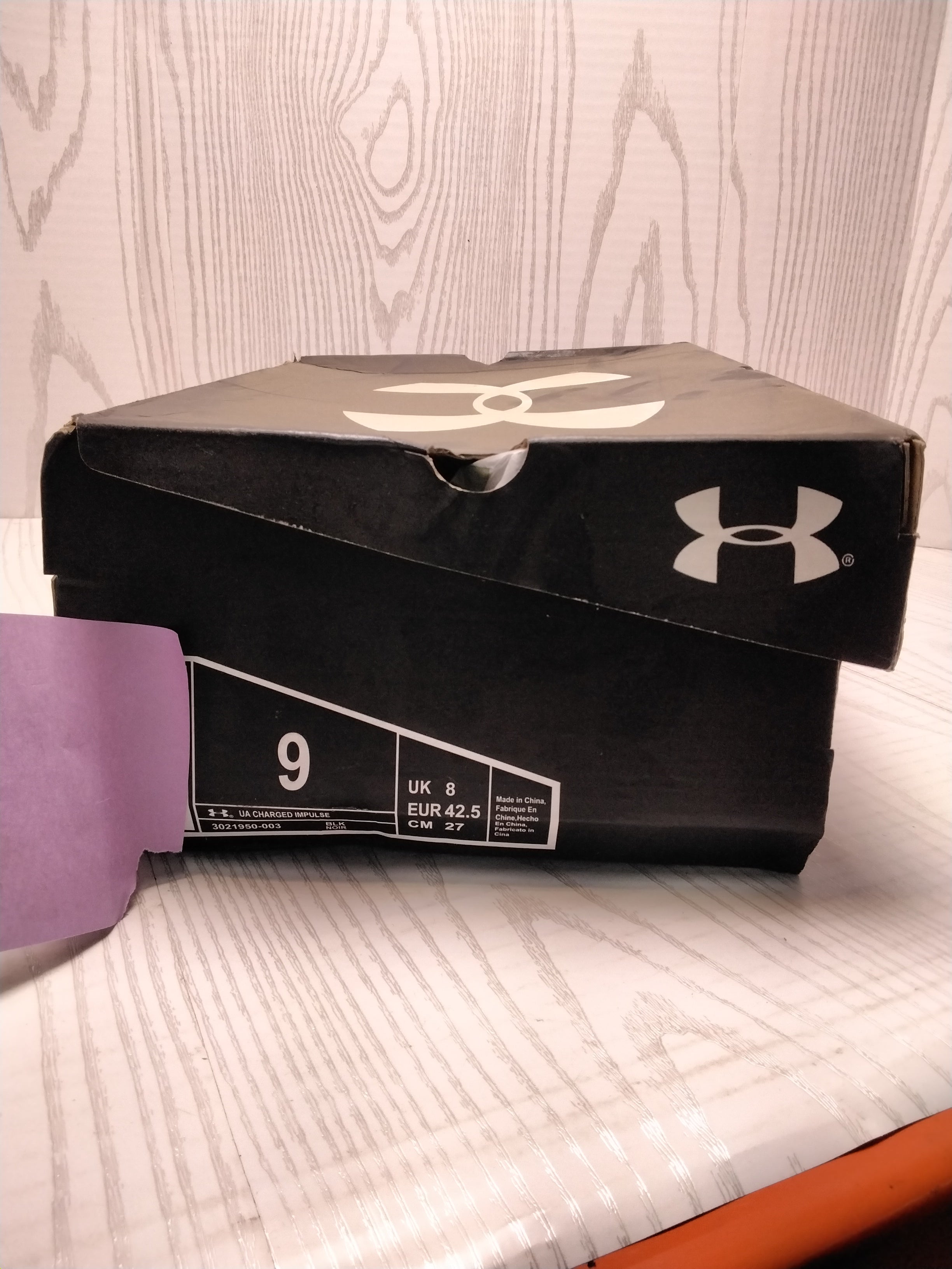 Women's Under Armour Charged Impulse - Black, Size 9 (7928668160238)