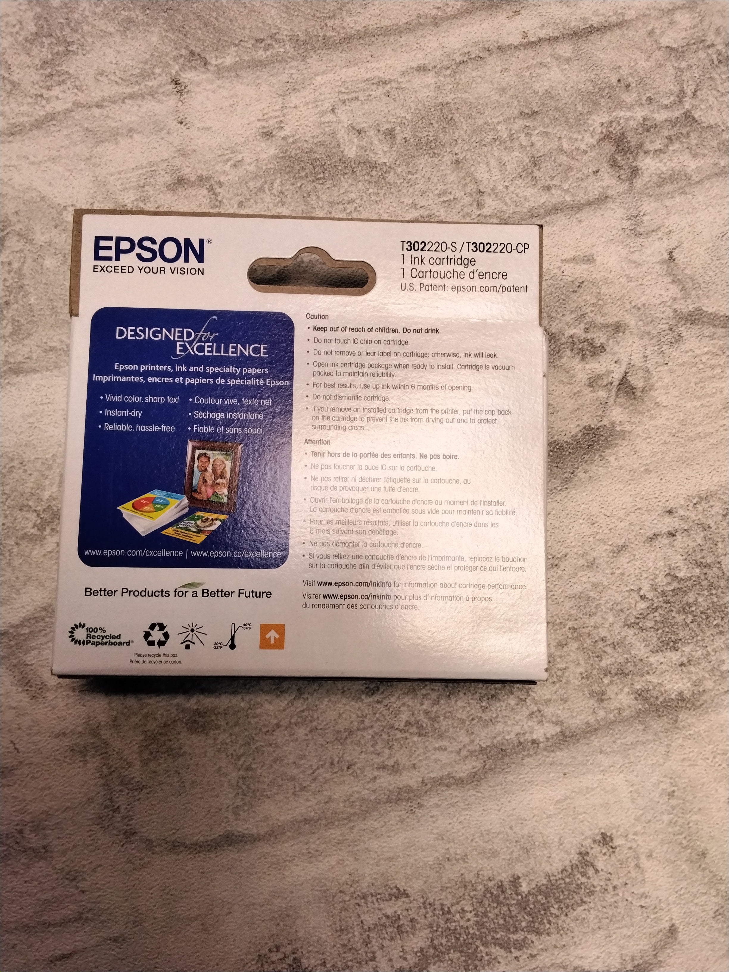 EPSON T302 Claria Premium - Cyan Ink Cartridge (7656343699694)