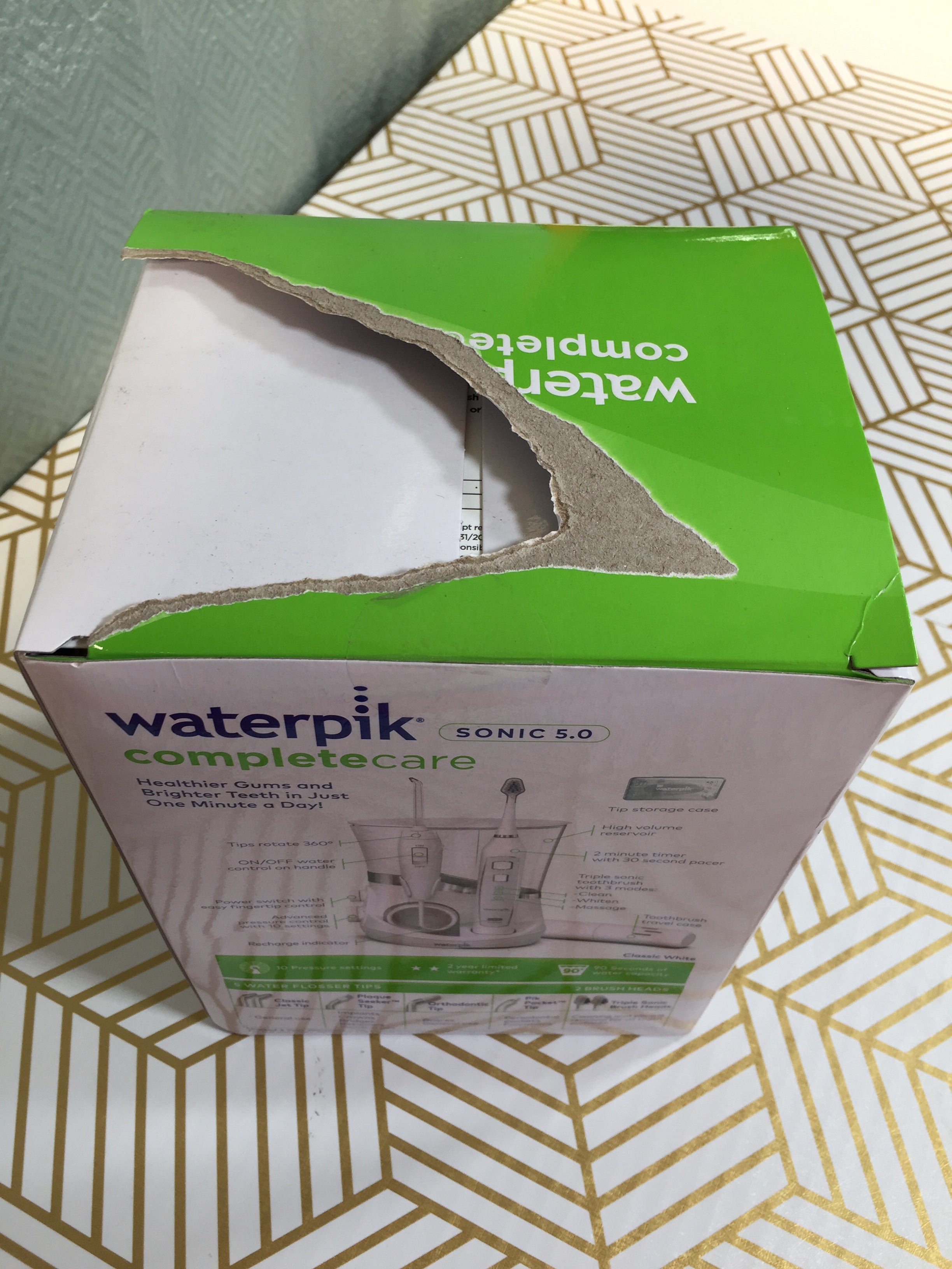 Waterpik WP-861 Blue/White Complete Care 5.0 (7656142602478)