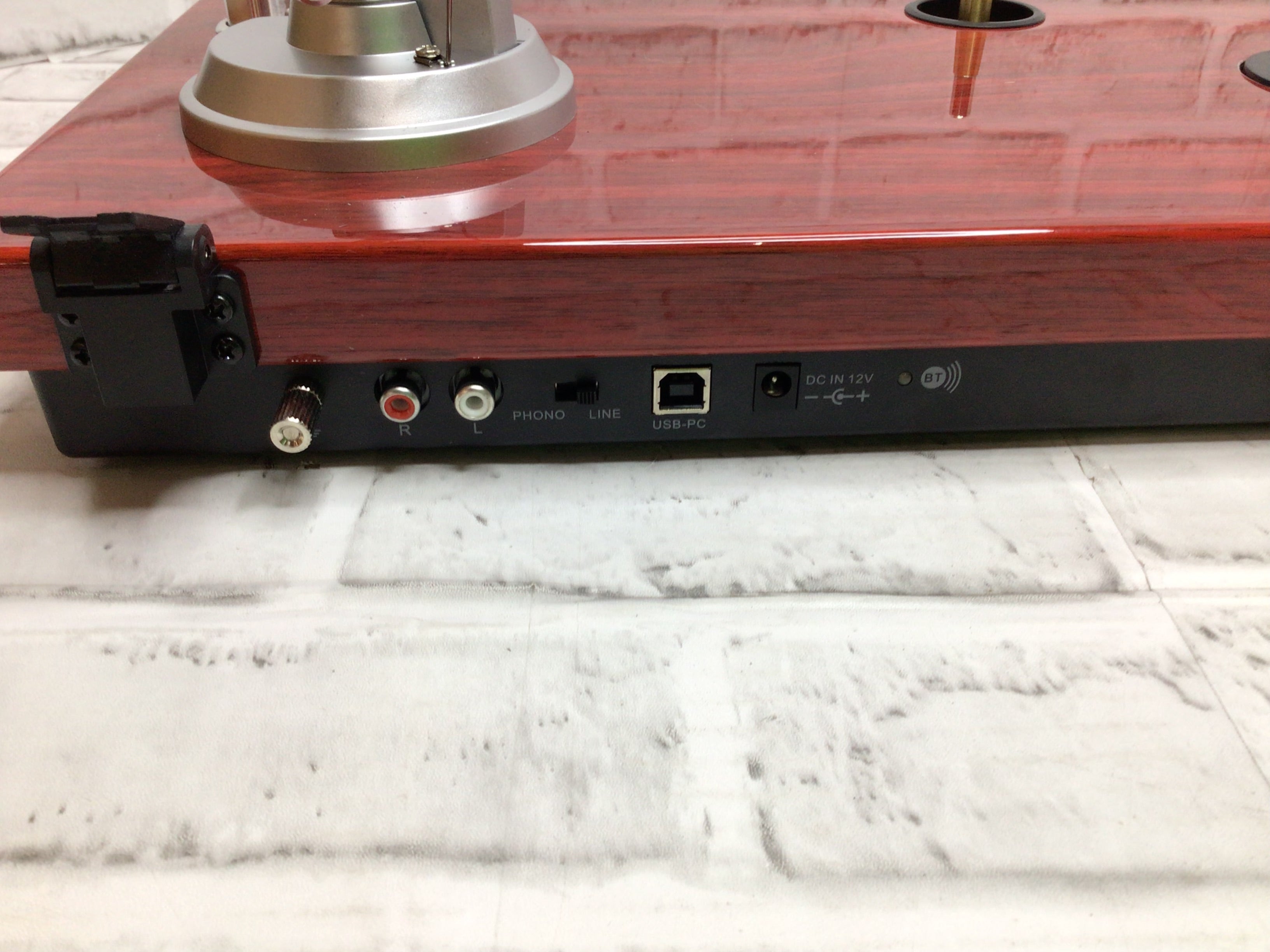1 BY ONE Belt Drive Turntable, Bluetooth, Phono, USB, Vinyl Record 33/45 RPM (8100512366830)