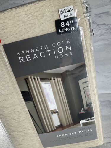 Kenneth Cole Reaction Home Gotham Texture 84? Grommet Curtain Panel | Hemp (6922755637431)
