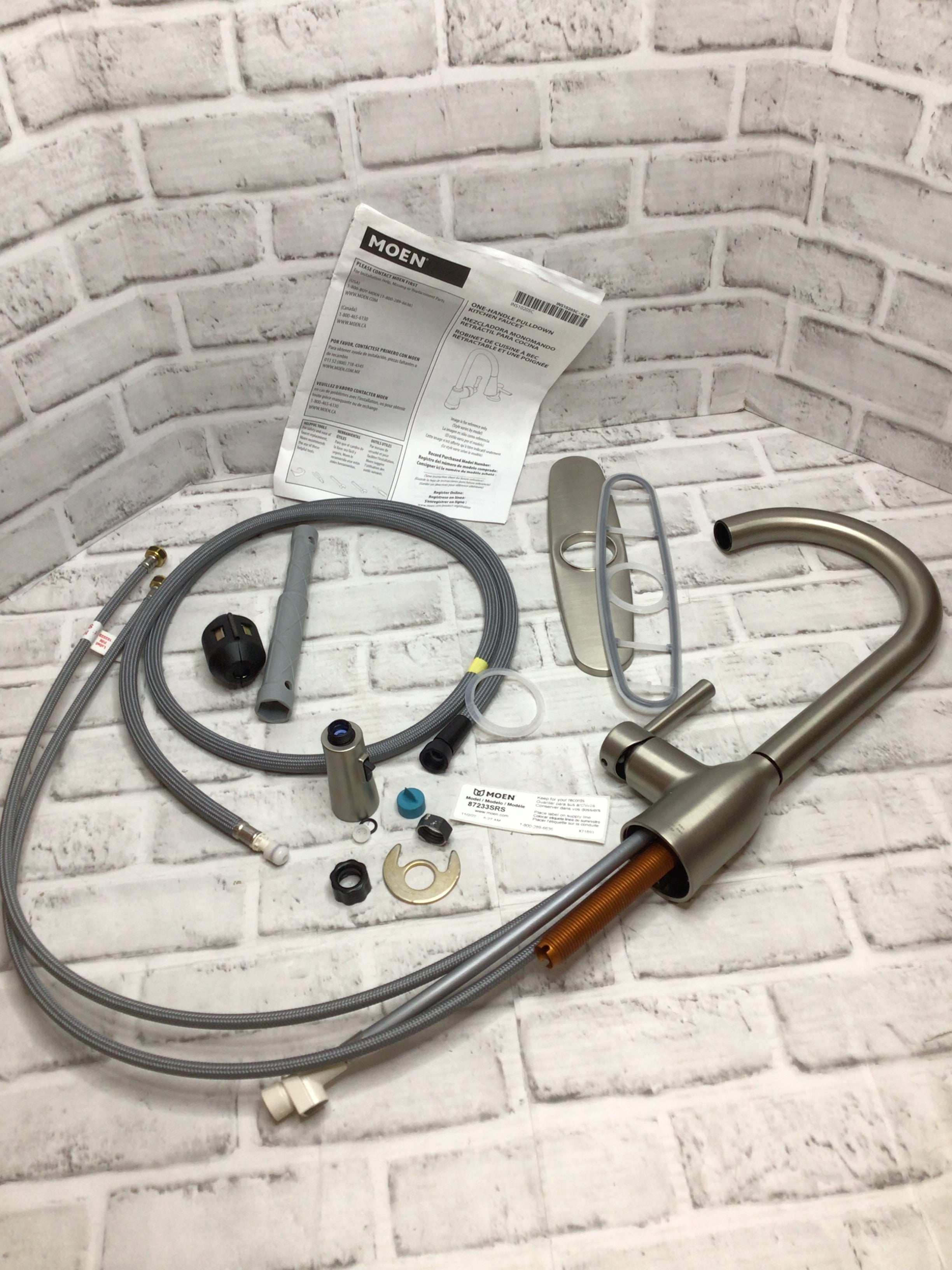 Moen Adler Spot Resist Stainless OneHandle Faucet (87233SRS) *INSTALL