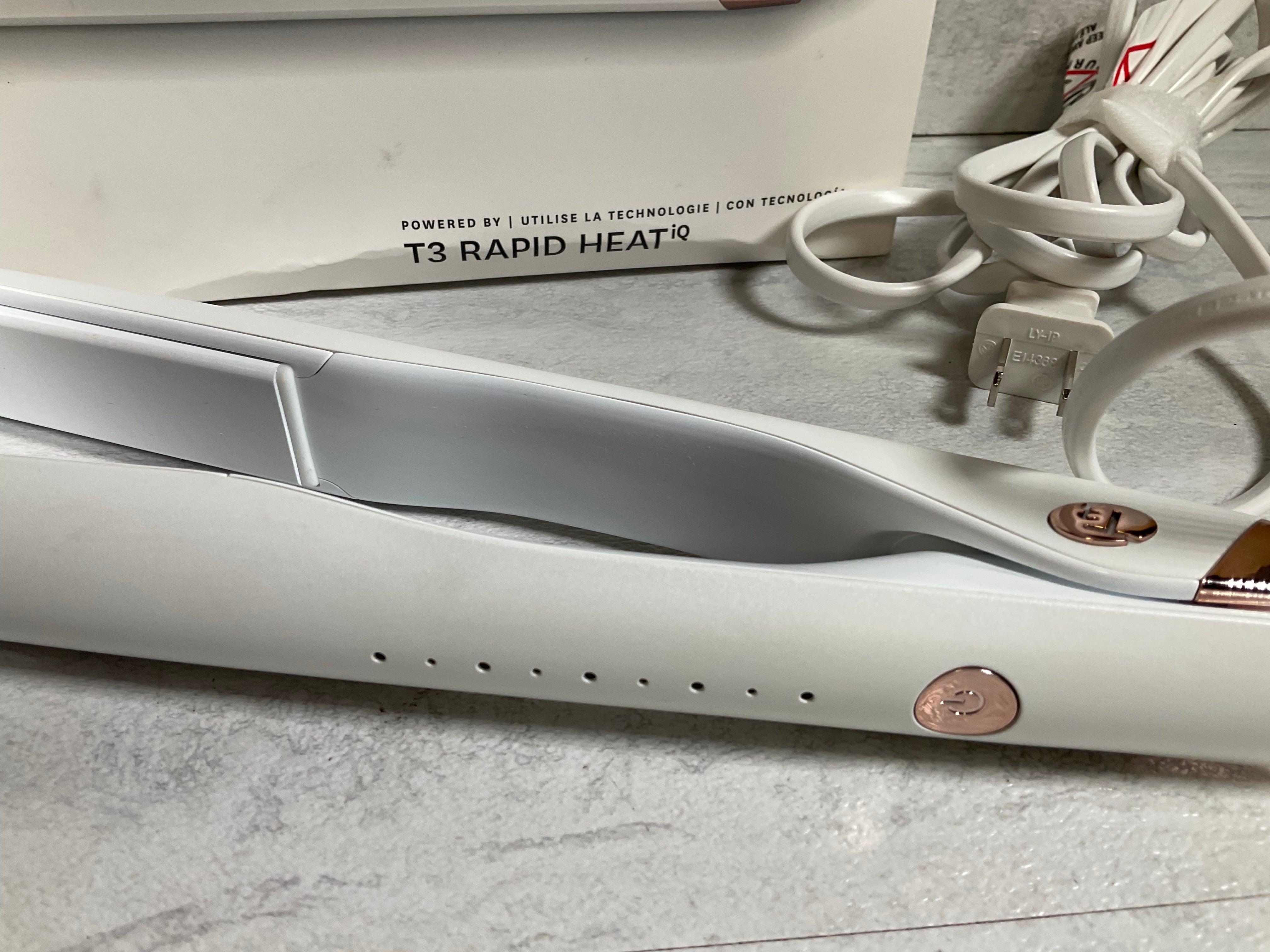 T3 Micro Lucea Professional Straightening & Styling Iron in White - 1