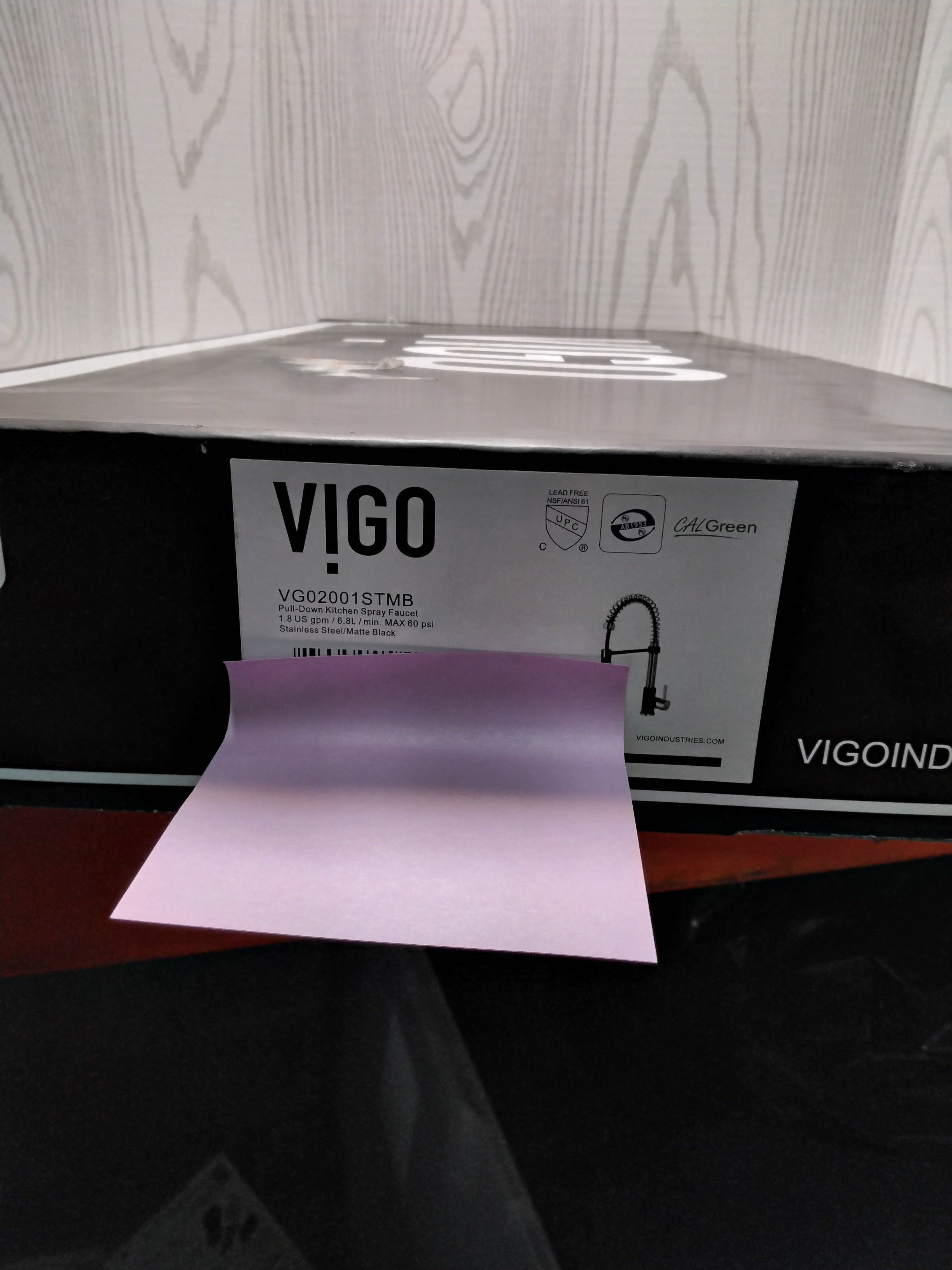 VIGO VG02001STMB 19
