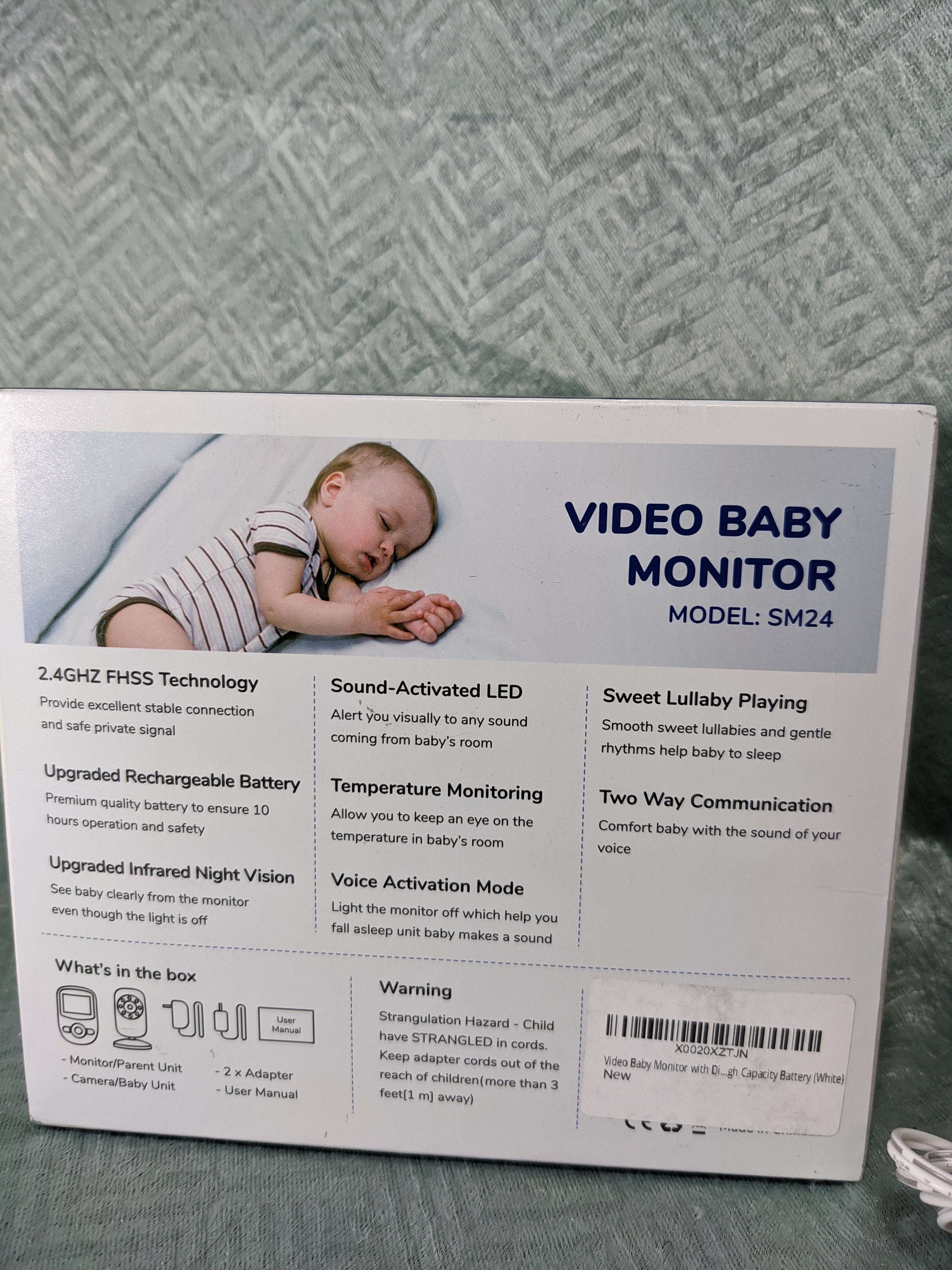Video Baby Monitor with Digital Camera, ANMEATE Digital Wireless Video Monitor (7342589051118)