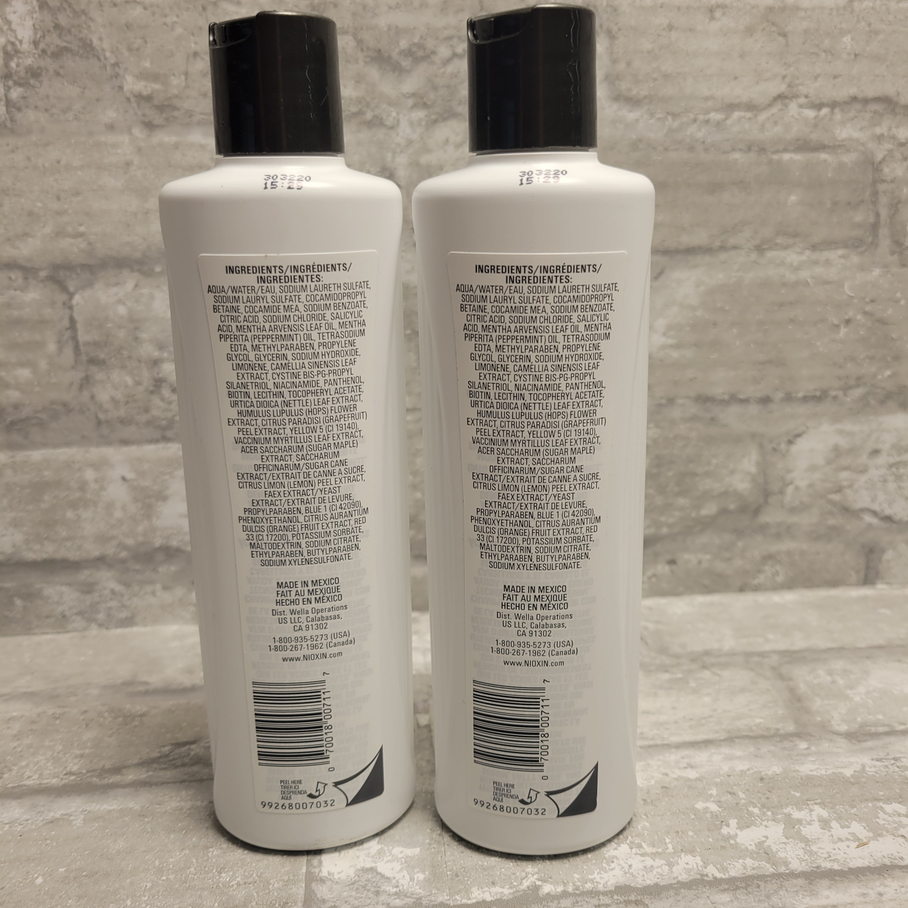 Nioxin System 2 Cleanser Shampoo Scalp Therapy 10.1 Fl Oz, 2 Shampoos (8070392217838)