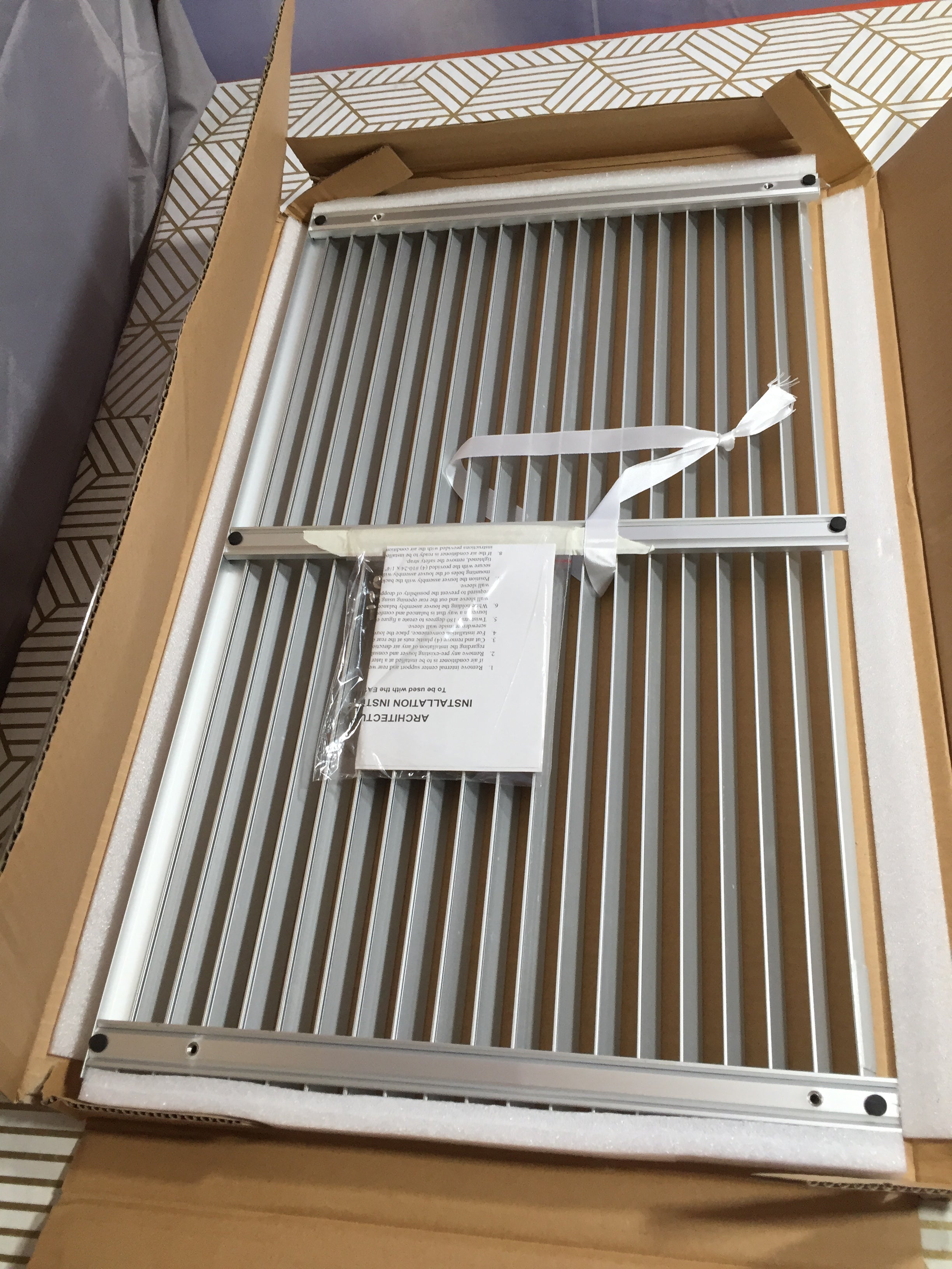 Protective Rear Grille for Through-the-Wall Air Conditioners (EA109T) *NIB* (8191032197358)