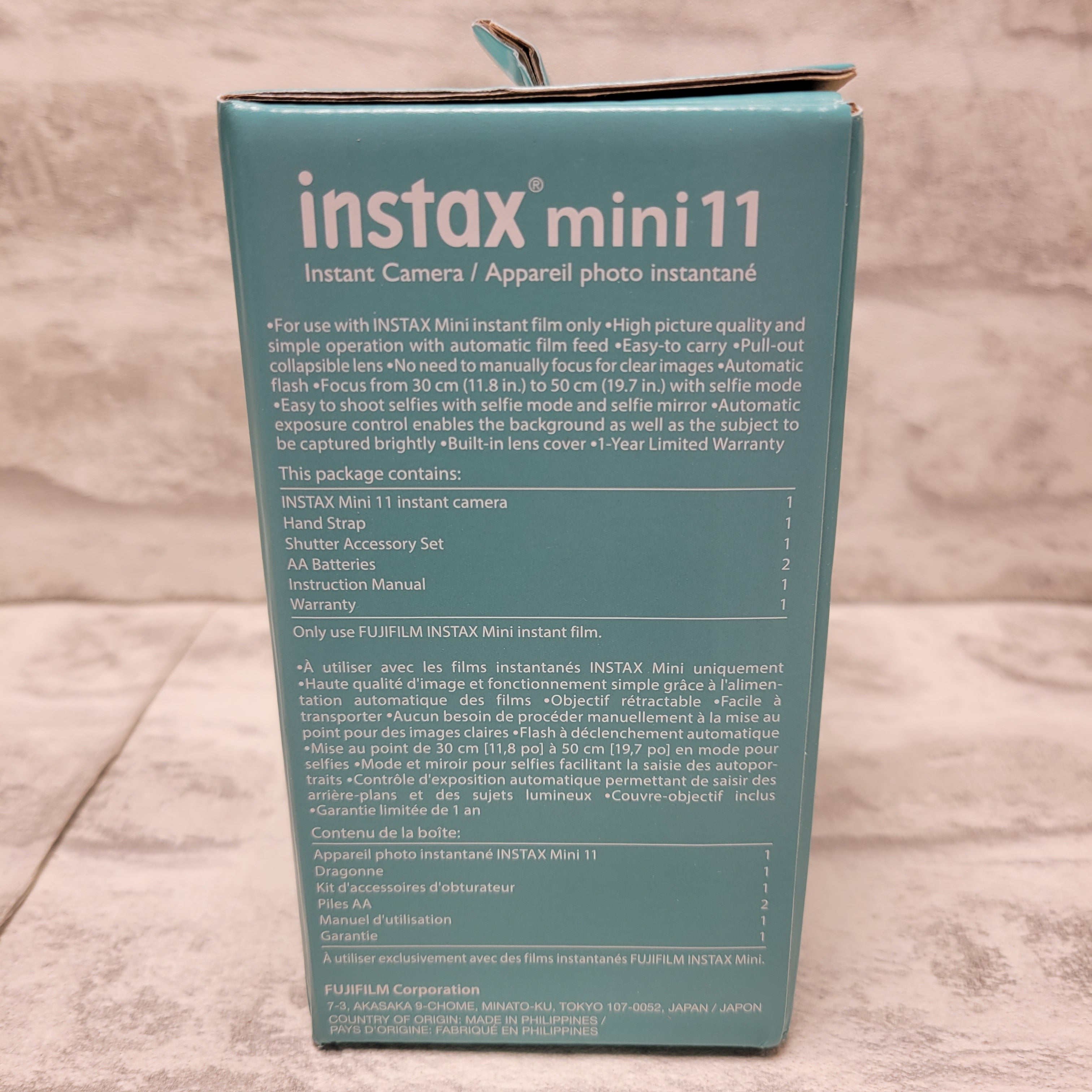 Fujifilm Instax Mini 11 Instant Camera, Charcoal Grey, 16654786 (7918602518766)