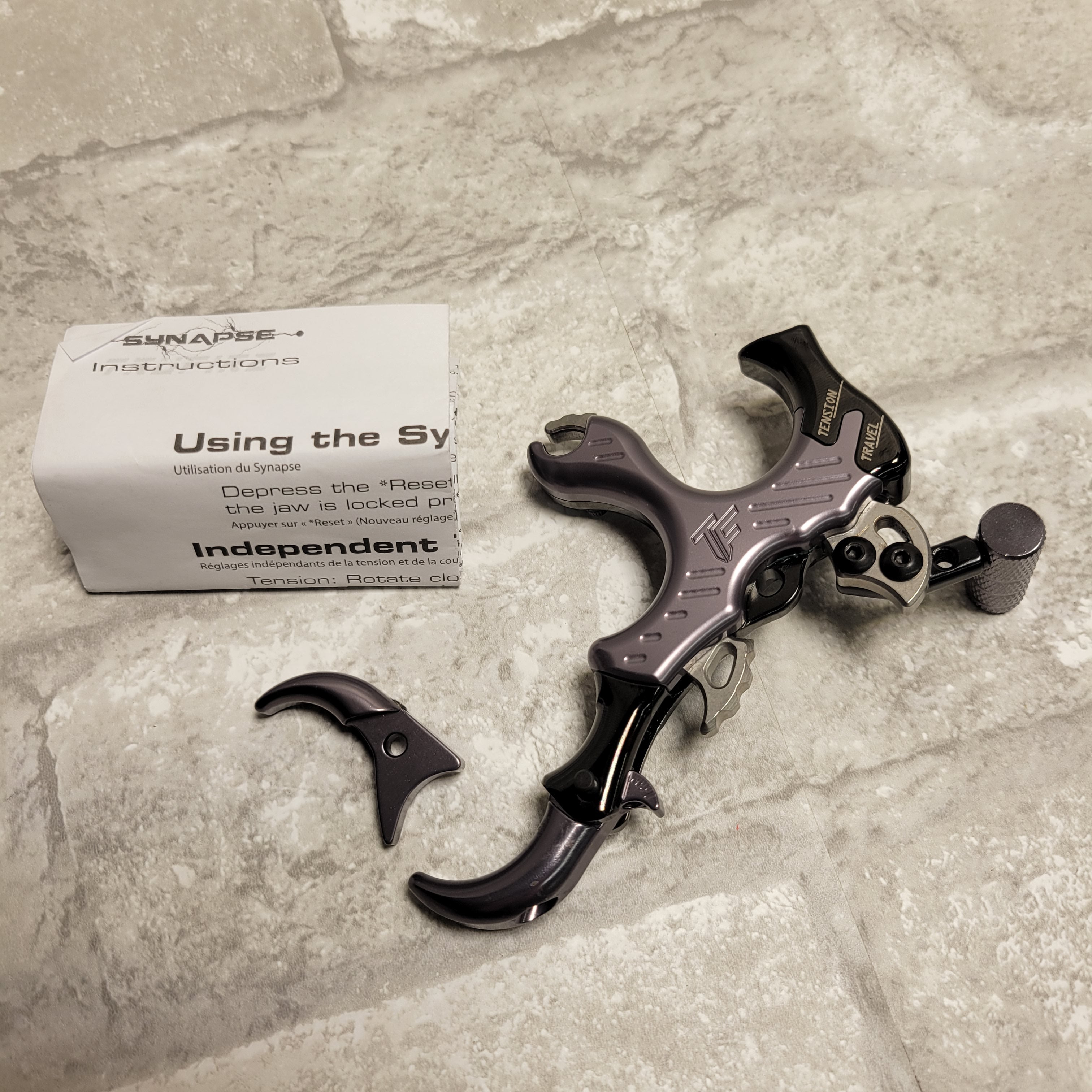 Trufire Synapse Release 3 Finger Silver/Black (8008324579566)