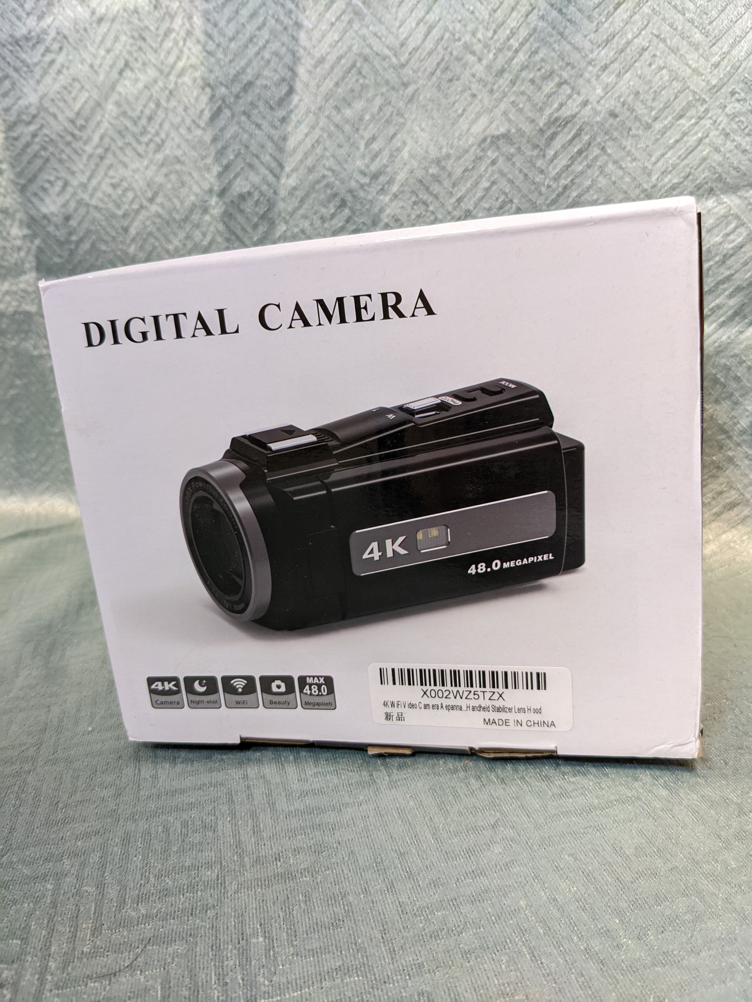 Camcorder Video Camera Ultra HD 4K 48MP Camcorder WIFI Camera Microphone Remote (7579910013166)