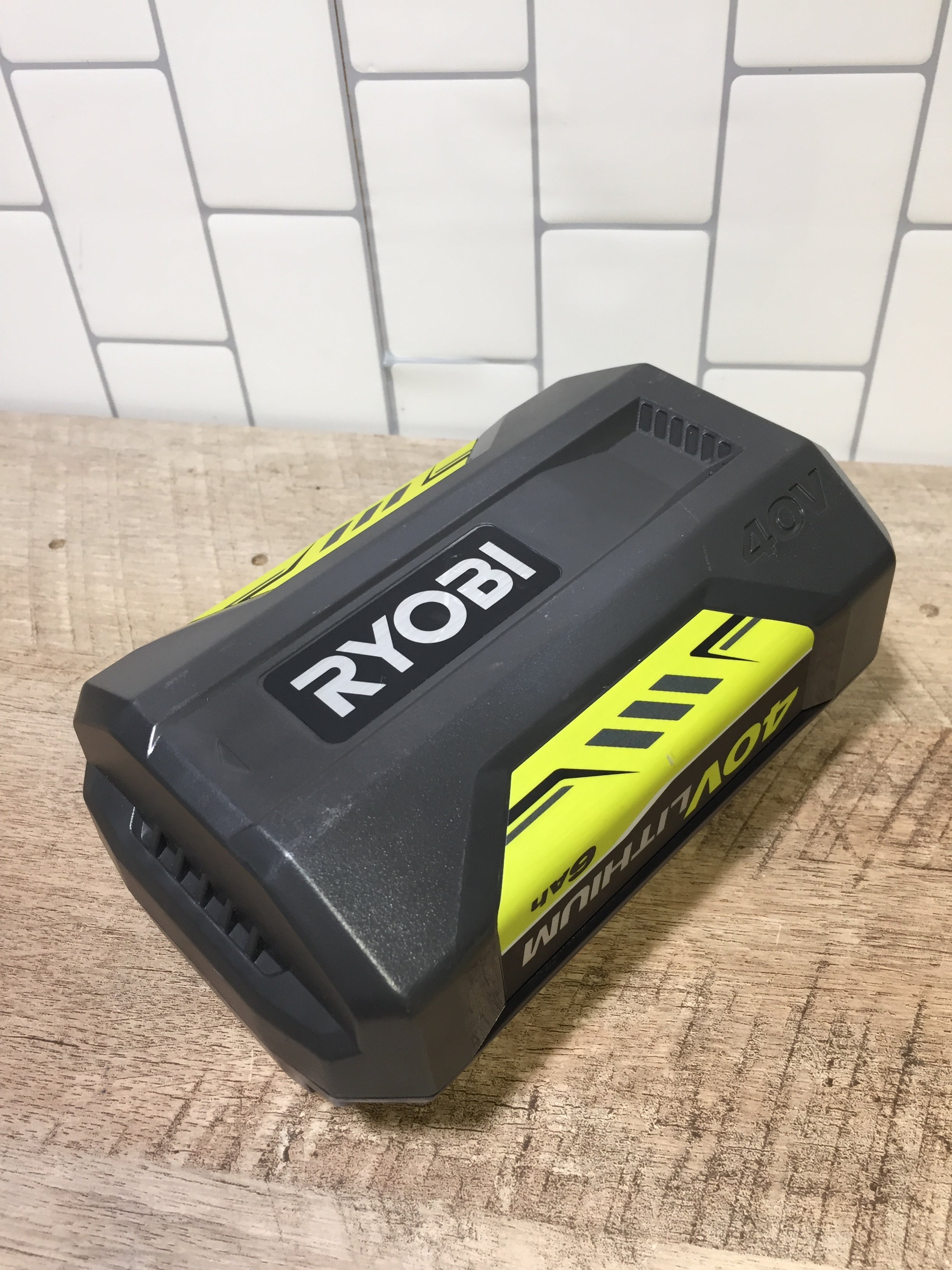 Genuine Ryobi 40-Volt Lithium-Ion 6.0 Ah High Capacity Battery OP40601 (7197268312302)
