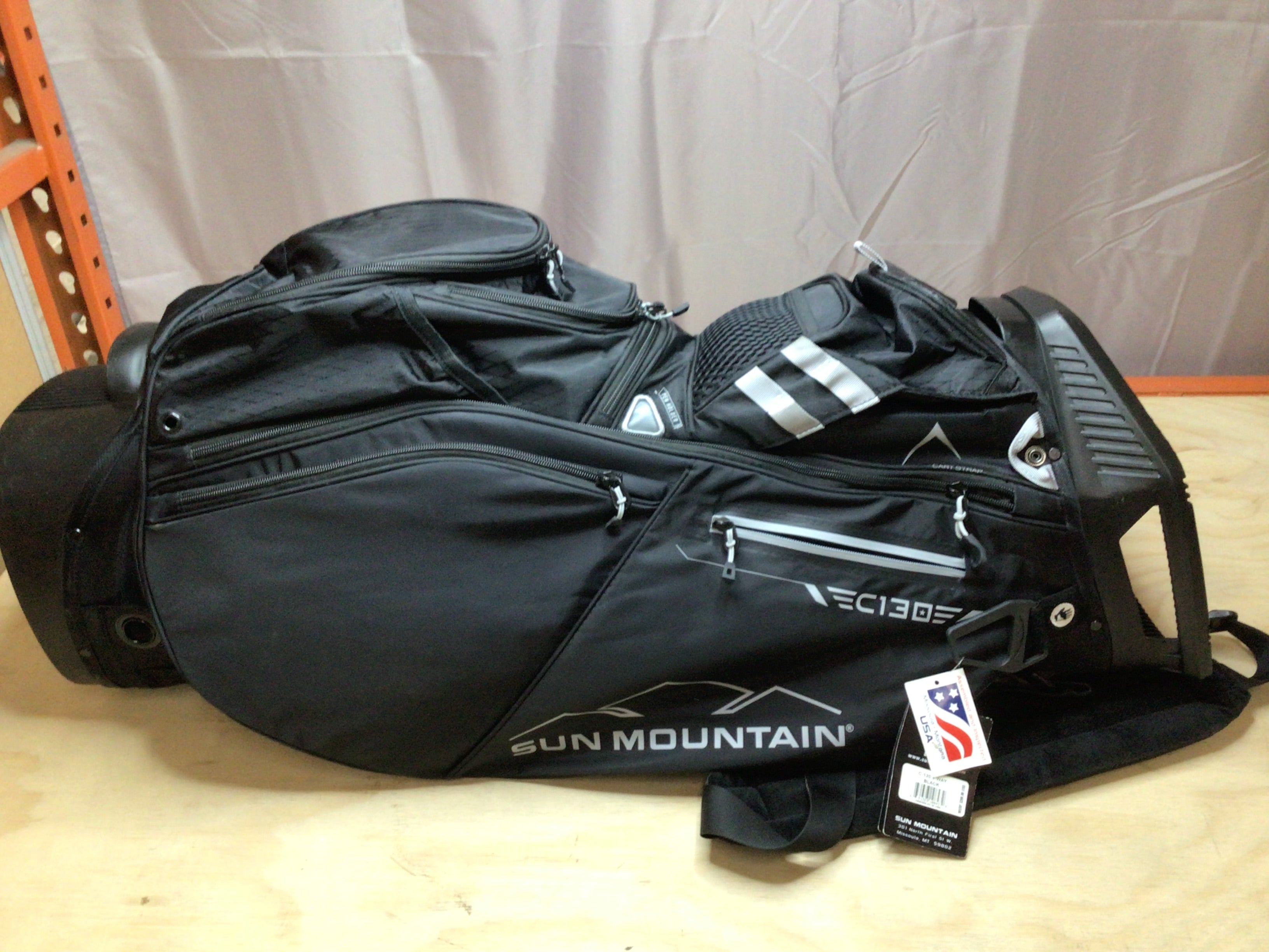 Sun Mountain C-130 5-Way Top Cart Golf Bag Mens **READ - SCUFFS** (8109597032686)