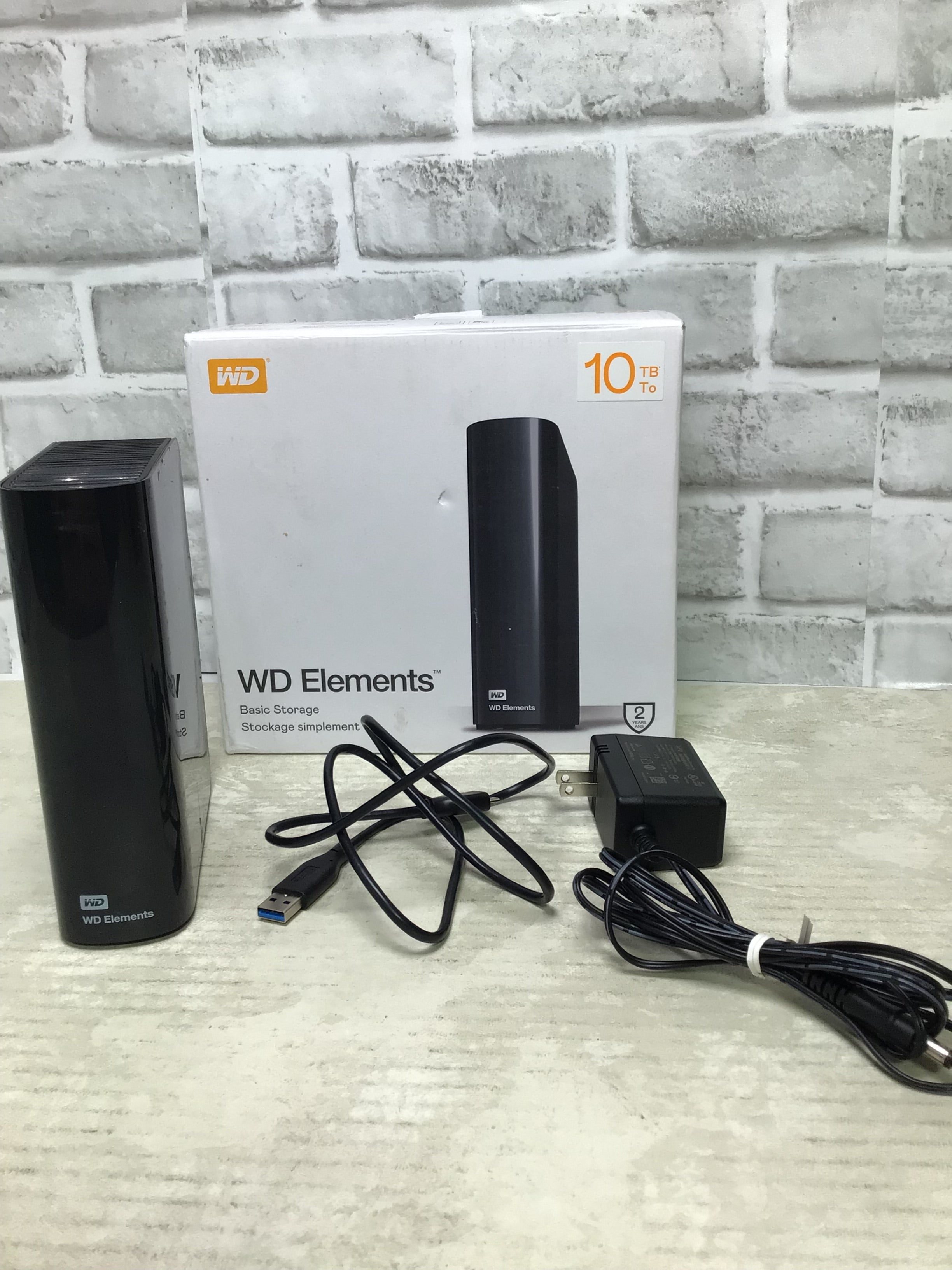 WD 10TB Elements Desktop Hard Drive HDD, USB 3.0 (7698963005678)