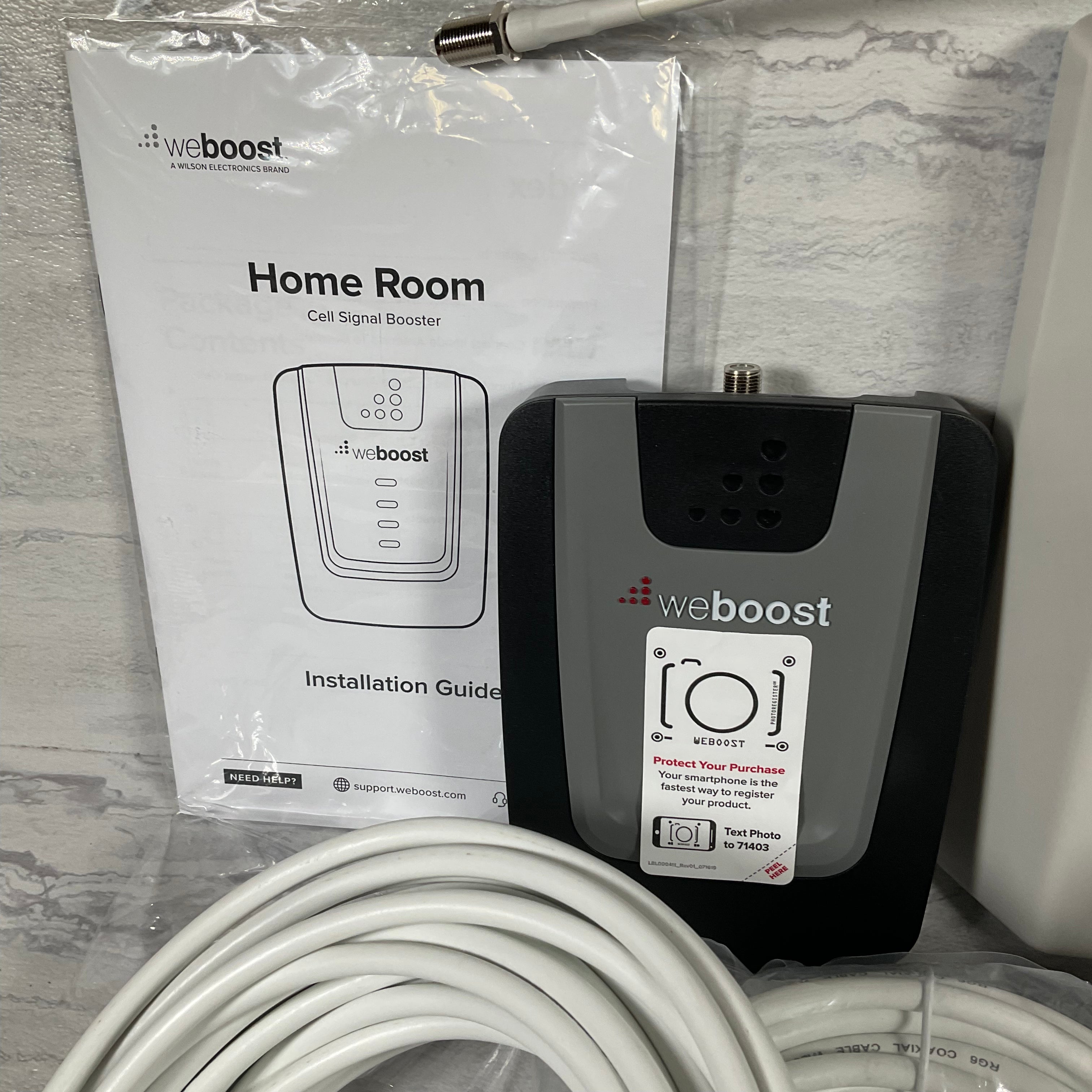 weBoost 472120 Home Room Cell Phone Signal Booster Kit (7456151503086)