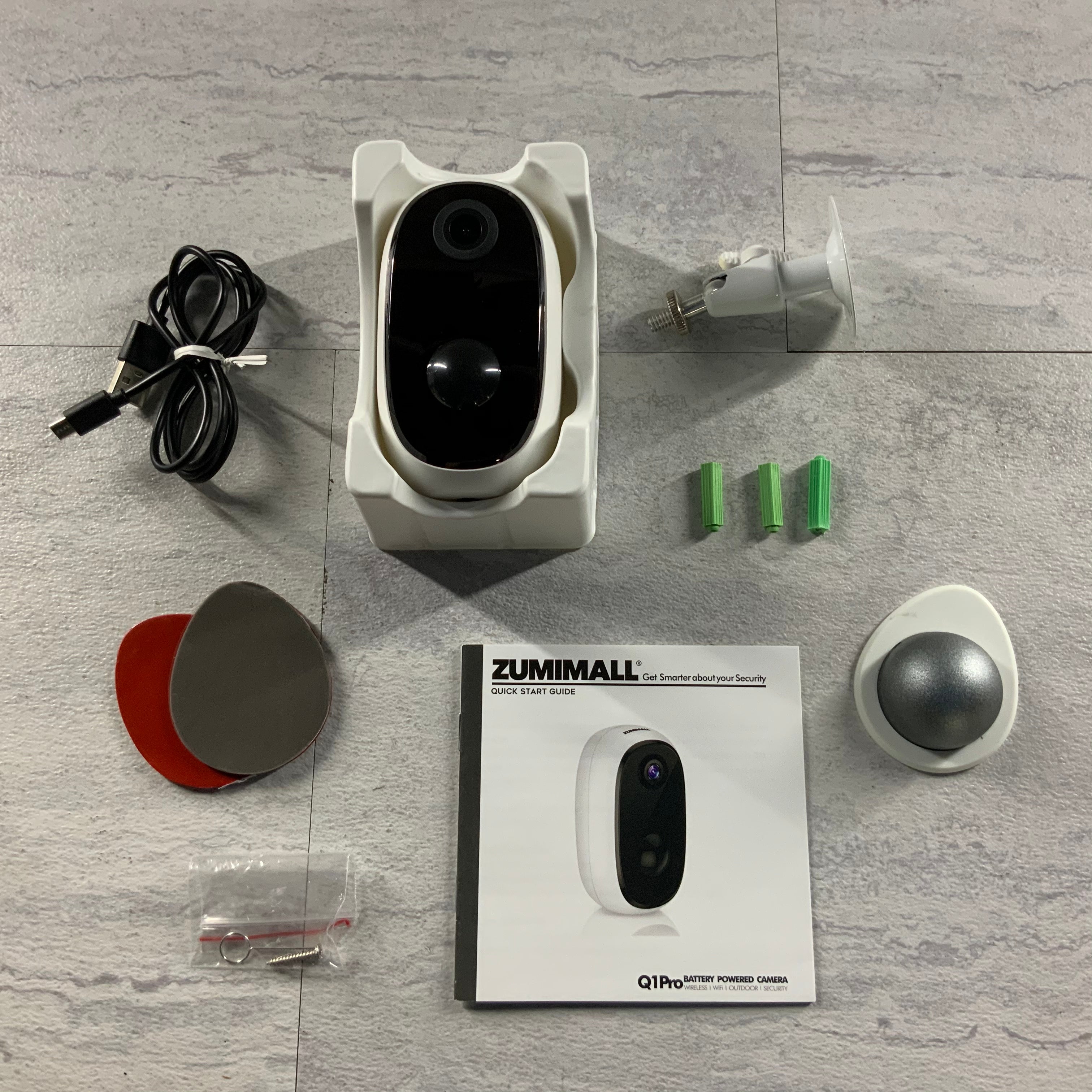Zumimall Wireless Rechargeable Battery Powered WiFi Camera (6977427996855)