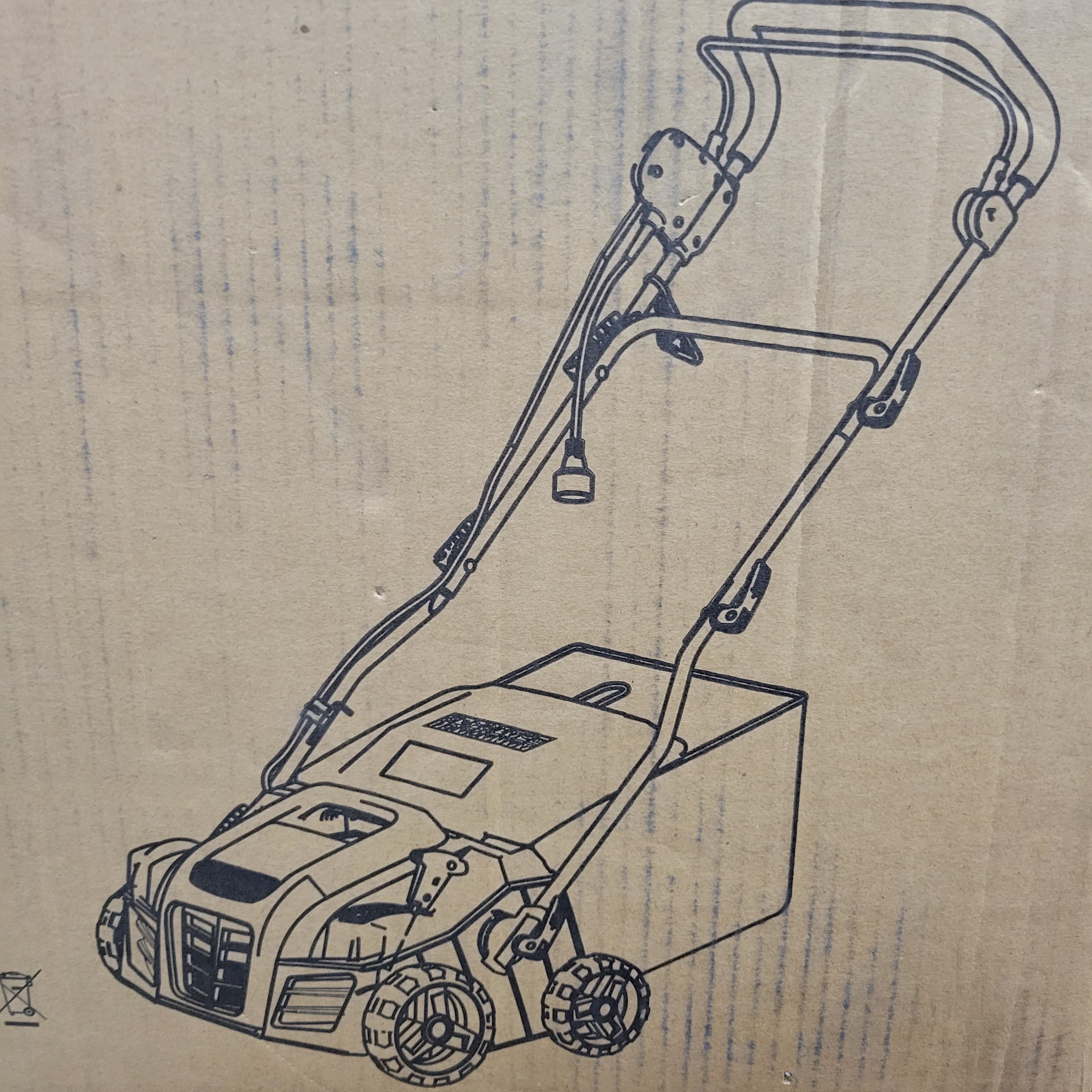 Rock&Rocker 16Inch 15Amp Electric Lawn Dethatcher Scarifier