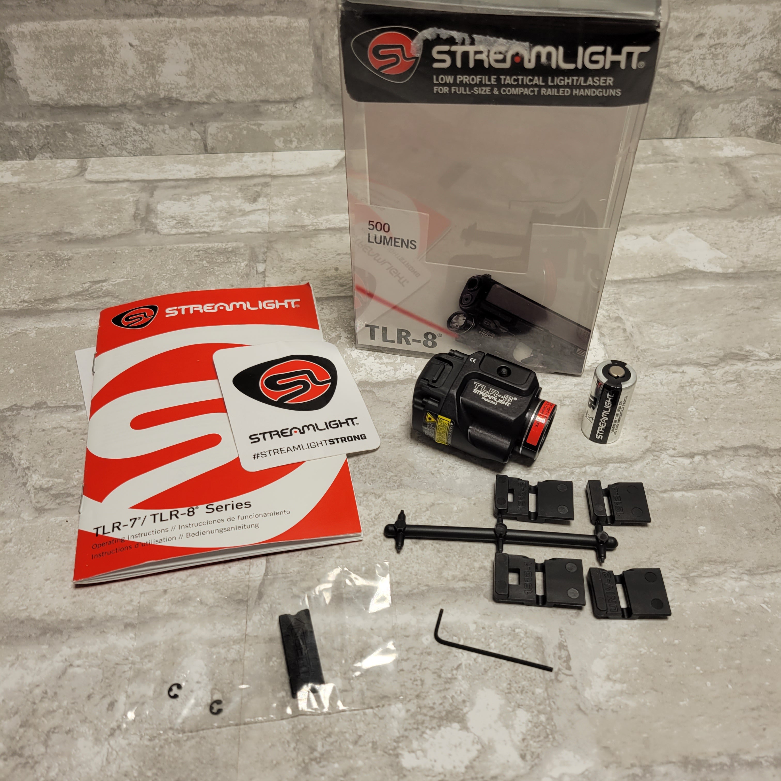 Streamlight TLR-8 500 Lumen Gun Light Red Laser Combo *DEFECTIVE* (8004032463086)