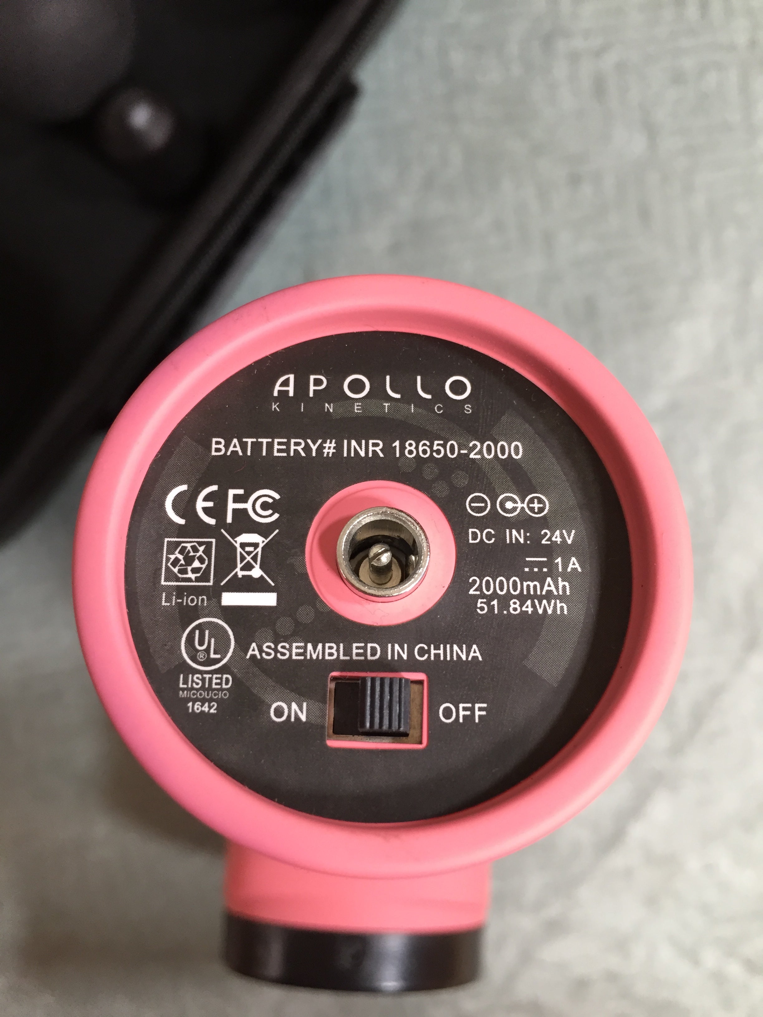 Apollo Kinetics Pulse Portable Massage Gun - Soft Coral (7591848935662)