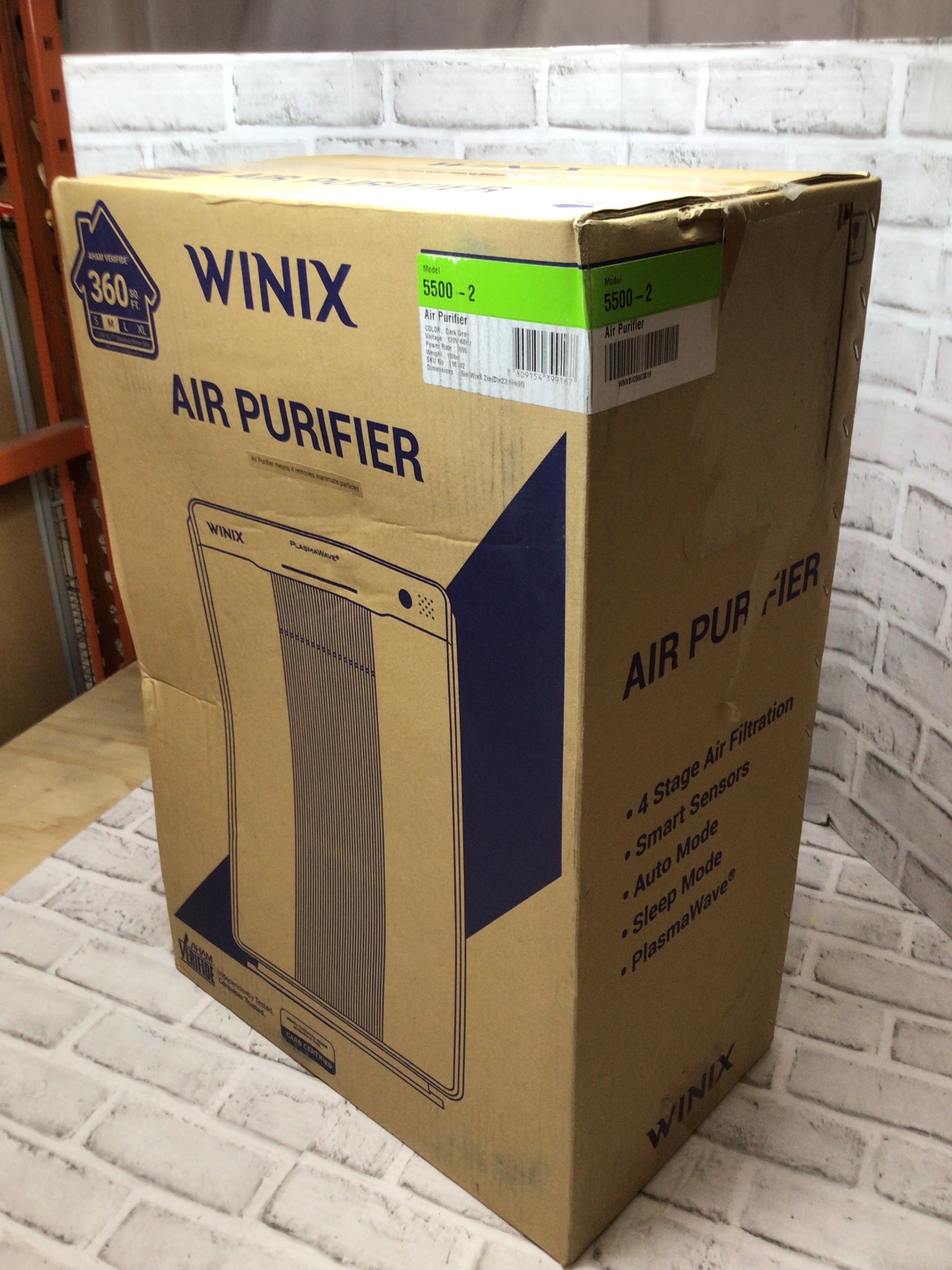 Winix 5500-2 Air Cleaner with Plasma Wave Technology and 4-stage air cleaning (8093188653294)