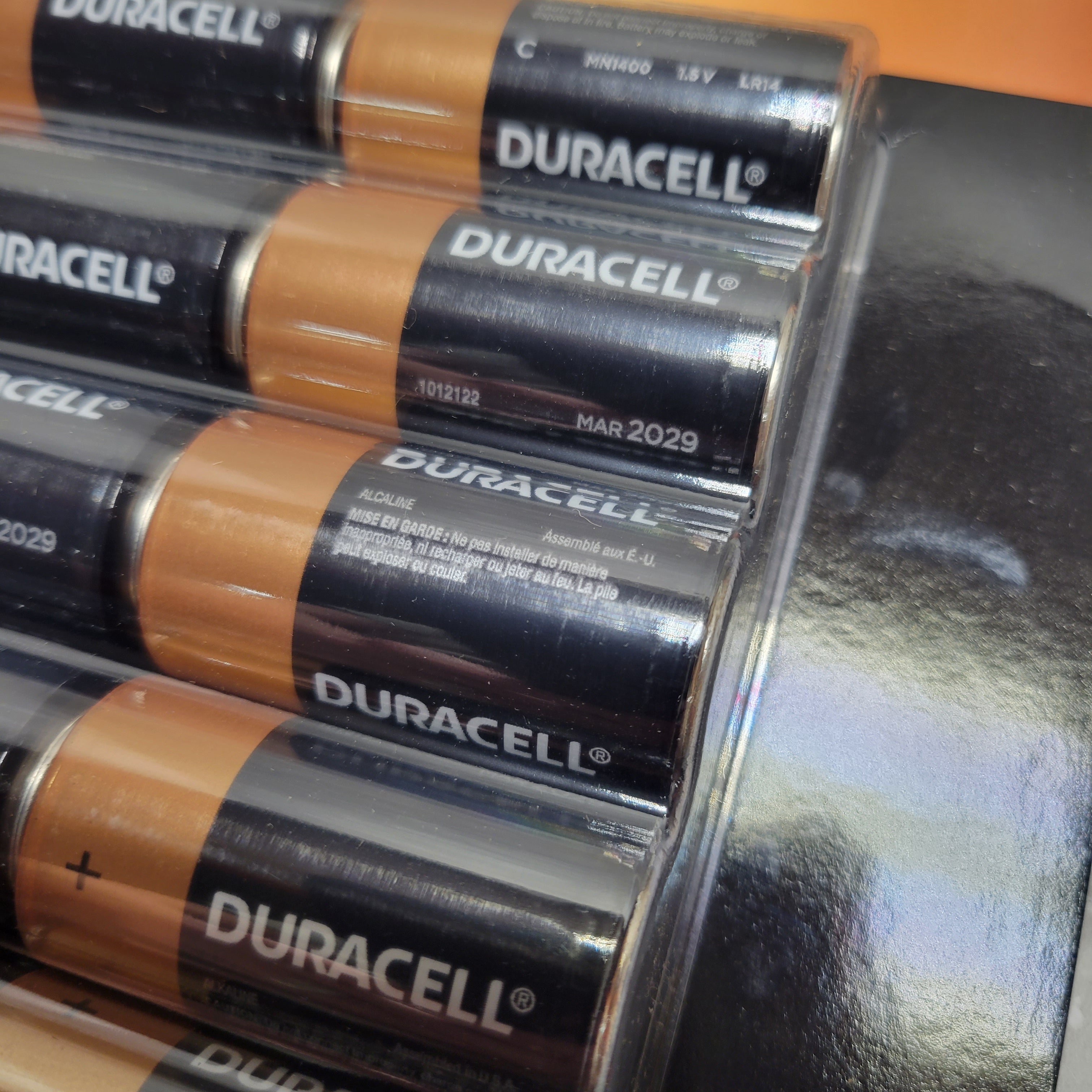DURACELL 80240709 Coppertop Alkaline Batteries C - Exp. 3/2029,10 pk, Lot of 4 (8133094572270)
