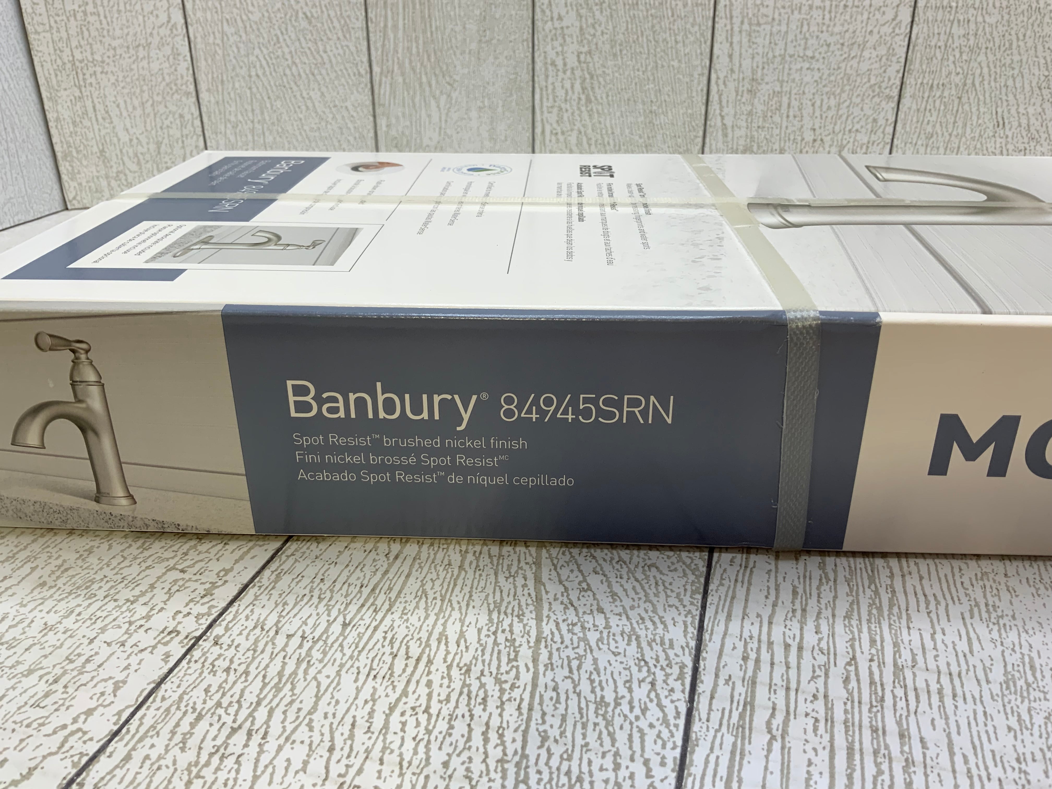 MOEN - Banbury 4 in. Centerset Single-Handle Bathroom Faucet (7954483904750)
