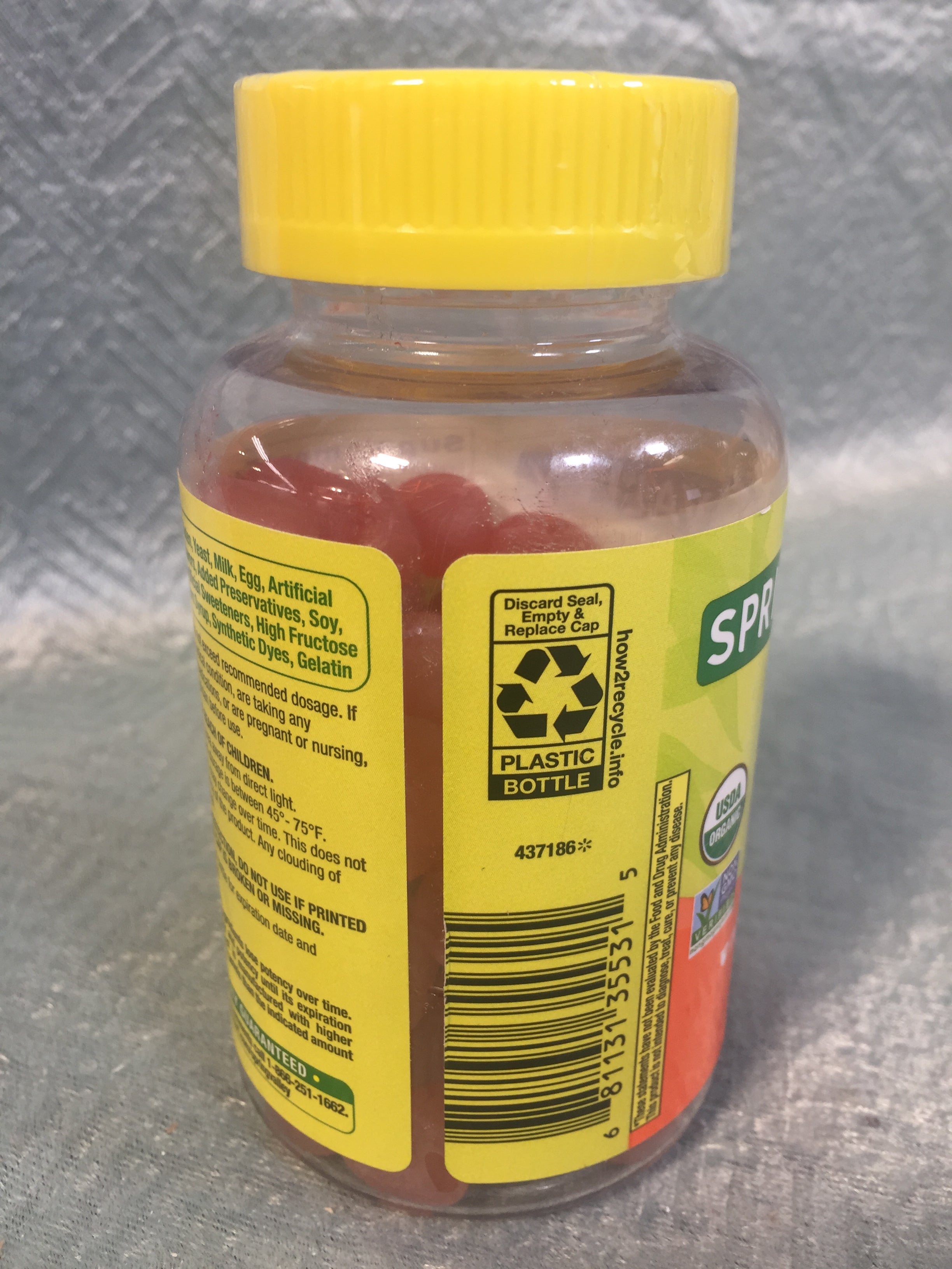 Spring Valley Zinc Immune System Support - 60 Gummies - Expires 03/2023 (7593046180078)