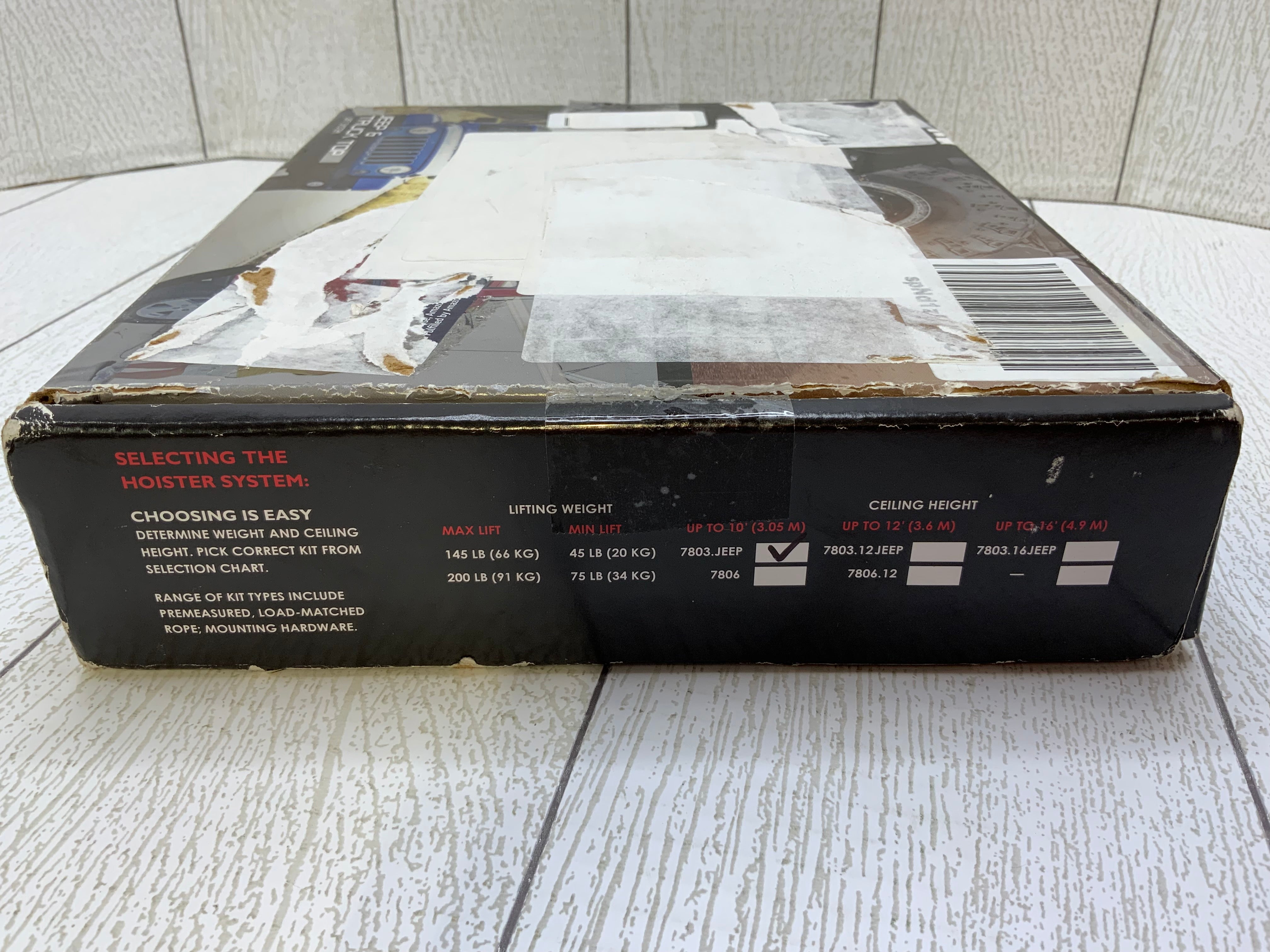 HARKEN Hardtop Overhead Garage Storage Hoist for Jeep Wrangler Hard