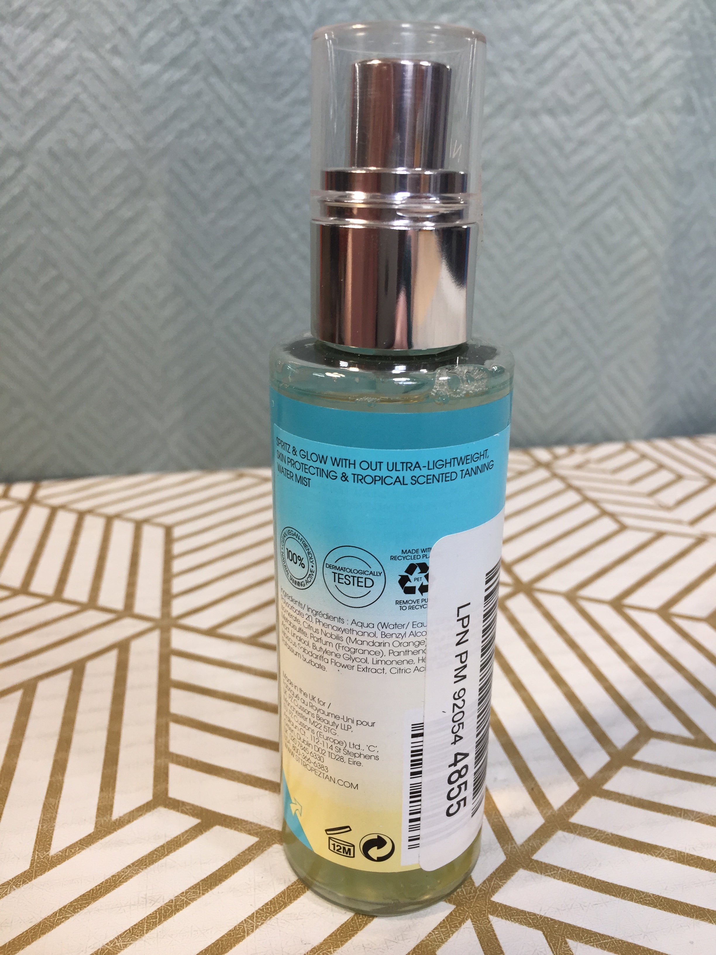 St. Tropez Self Tan Purity Bronzing Water Face Mist, Face Tanner Tropi