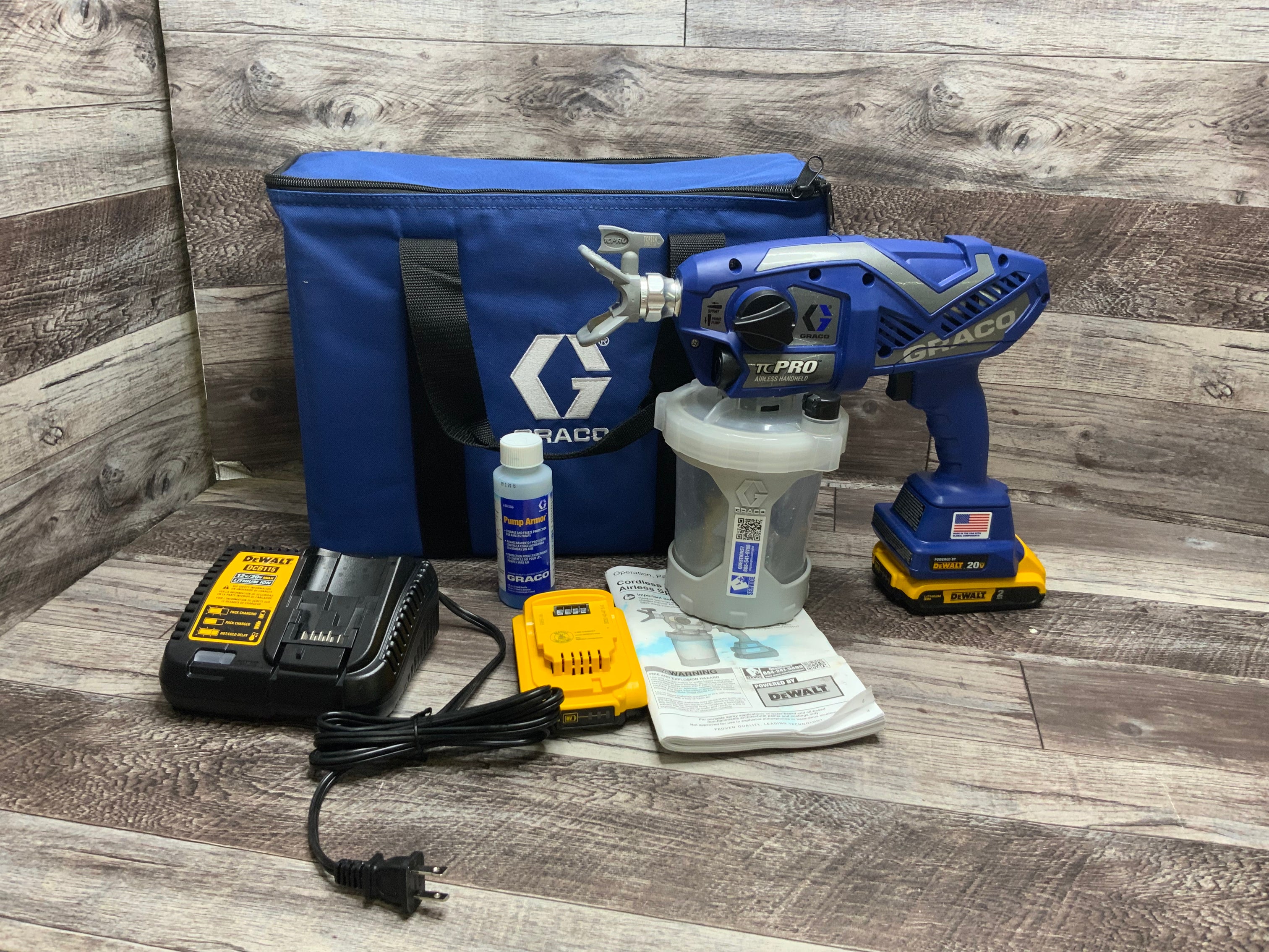 Tc Pro Graco Ultra Cordless Spray Gun Dewalt Graco Accu Airless