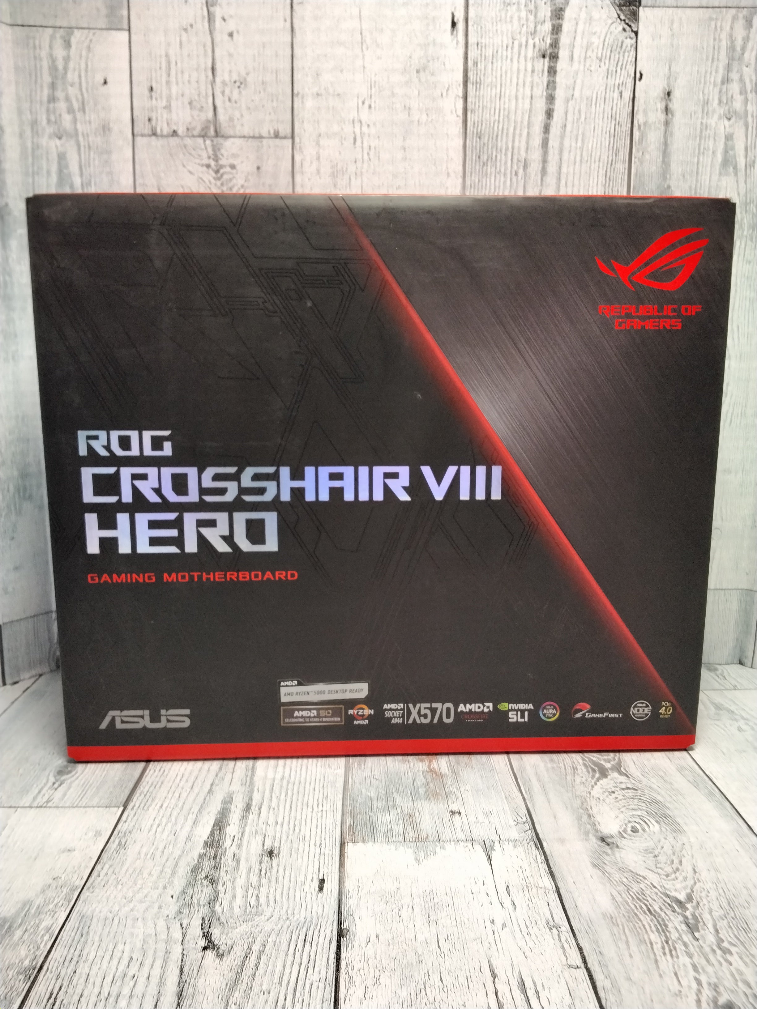 ASUS ROG Crosshair VIII Hero X570 ATX Motherboard *TESTED/WORKS* (7869940269294)