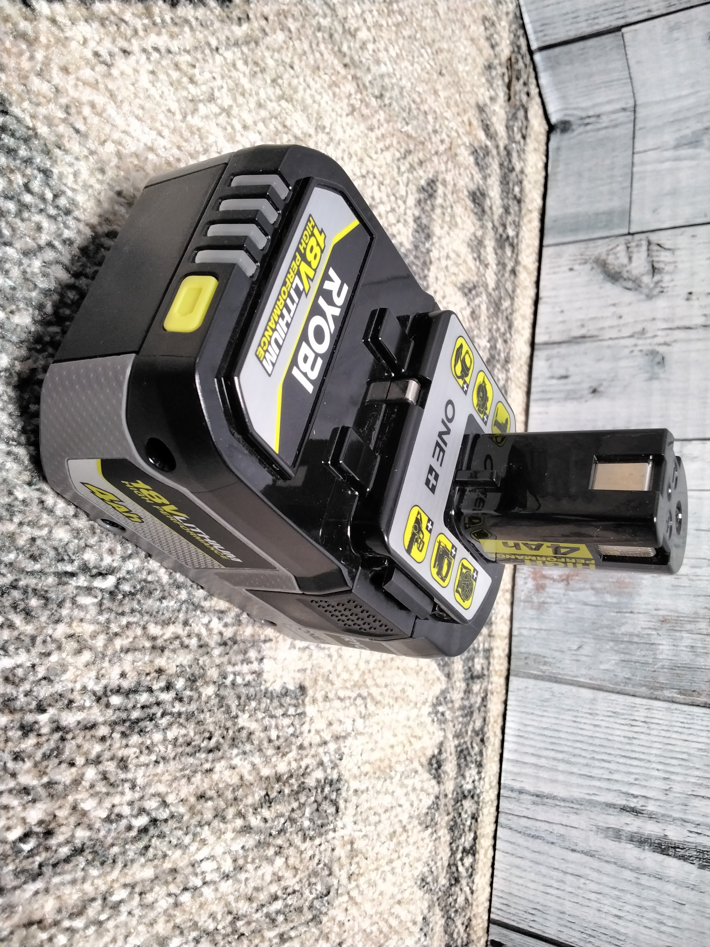 Ryobi PBP004 ONE+ High Performance 18V LithiumIon 4.0 Ah Battery GENU