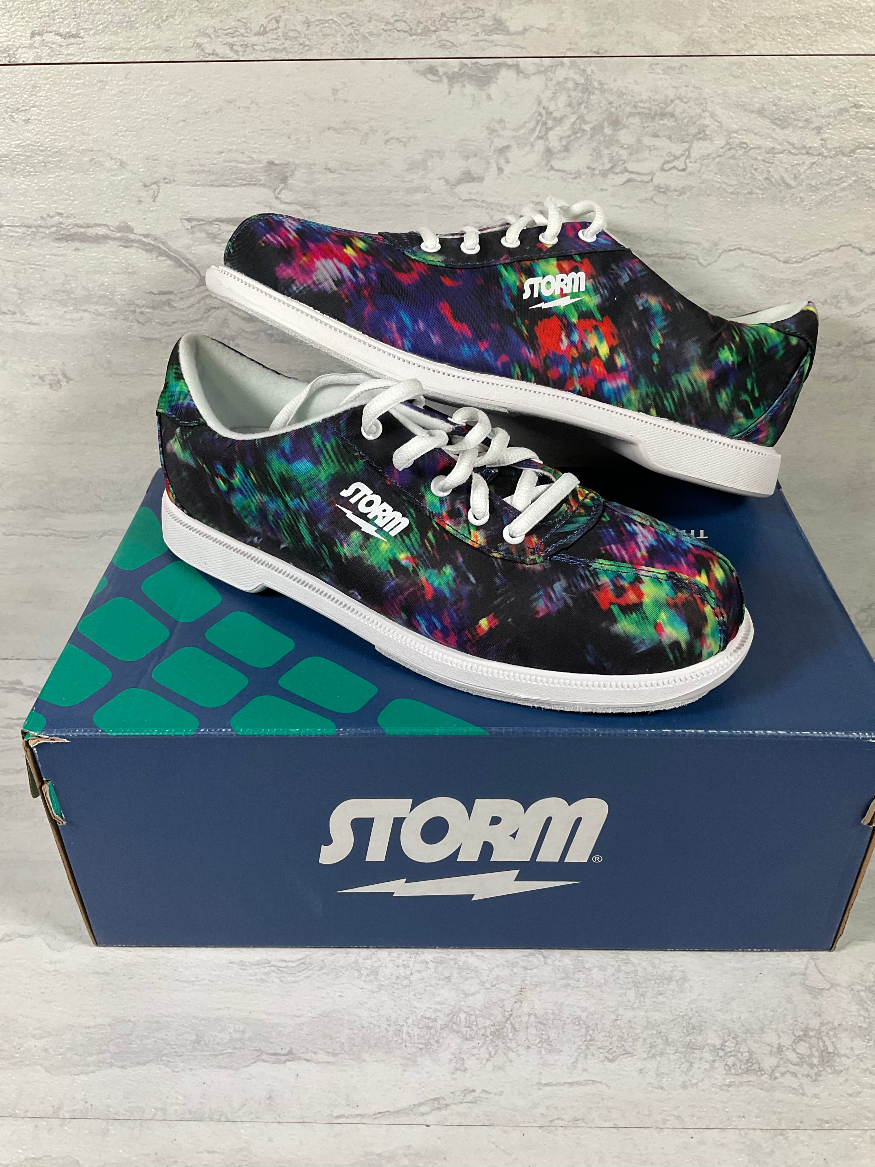 Storm Womens Skye Bowling Shoes- Black/Blue, Size 8 (6972873801911)