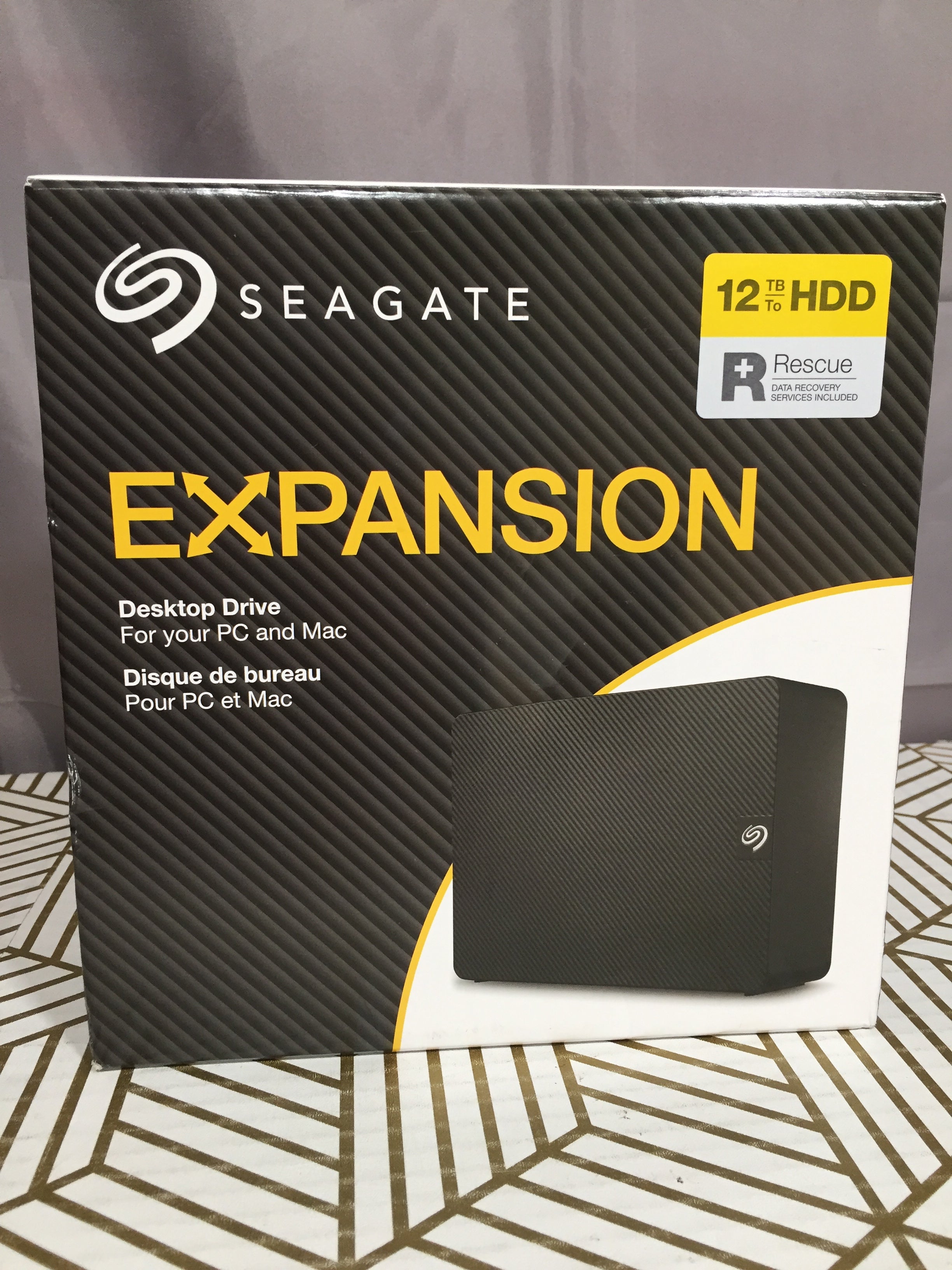 Seagate Expansion 12TB External Hard Drive HDD- Rescue Data Recovery Services *NEW* (8066770338030)
