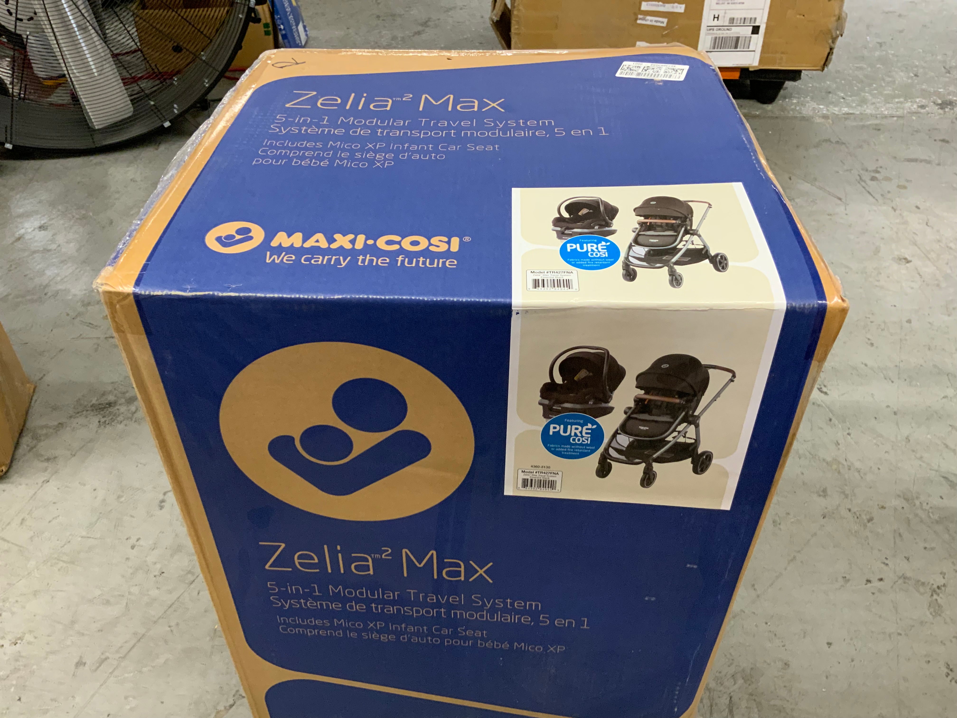 Maxi Cosi Zelia Max Travel System Stollers With Mico XP (Essential Black) (8095705333998)