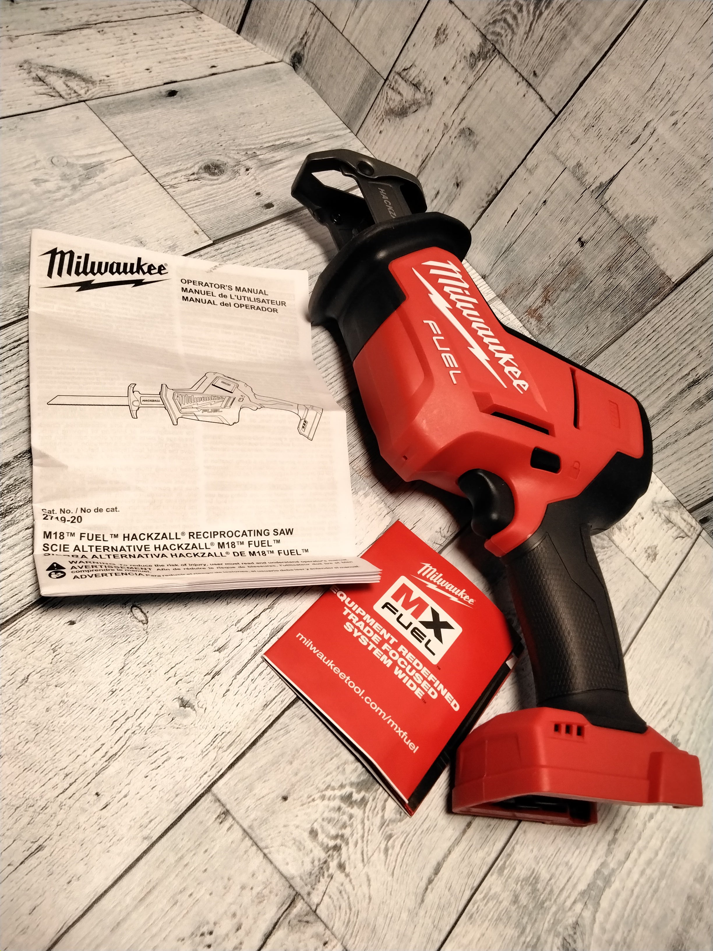 Milwaukee 2719-20 M18 FUEL Hackzall (Bare Tool), Red, Black, (7774179524846)