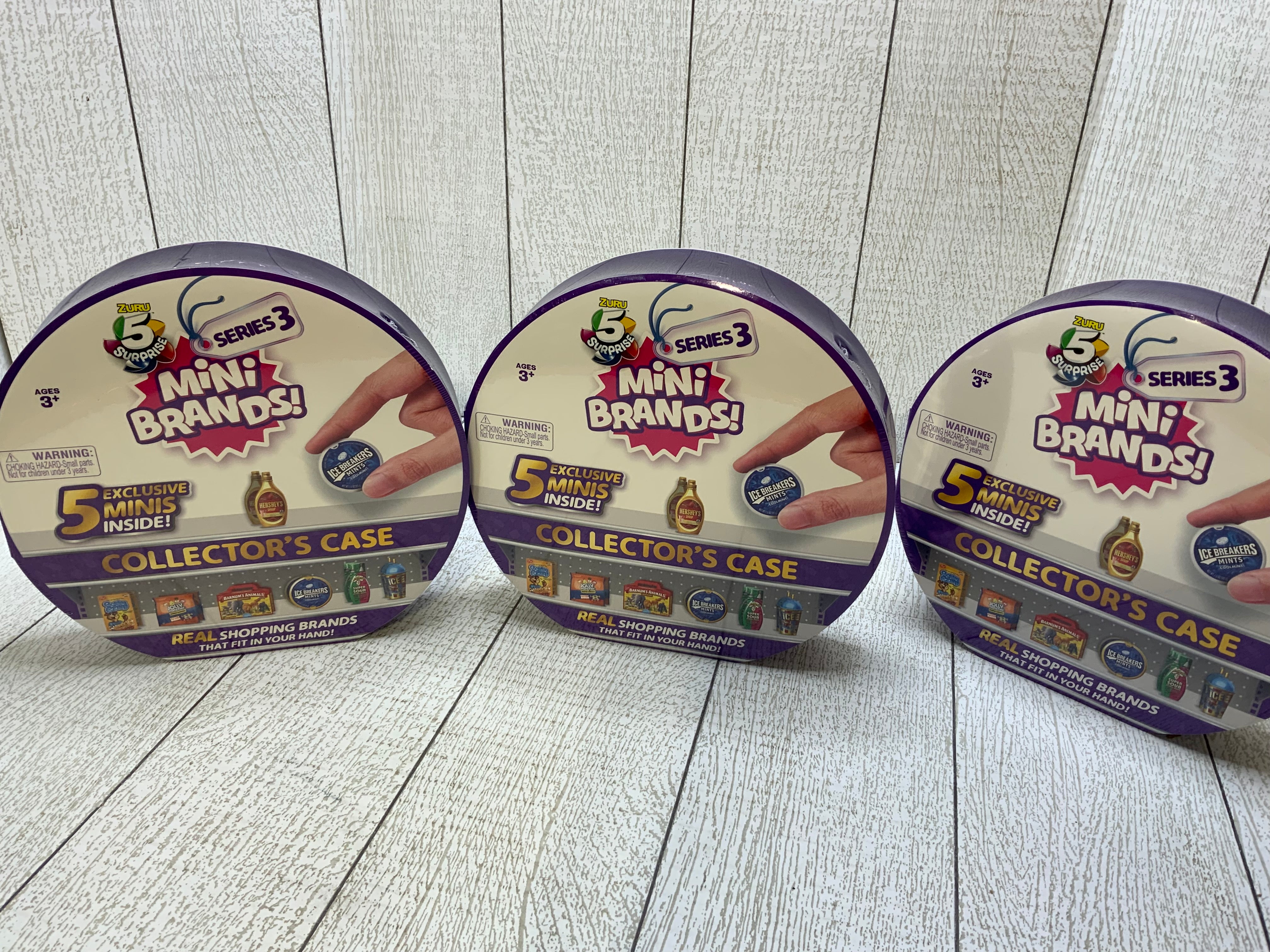 Zuru Surprise Mini Brands Series 3 Collector's Case **LOT OF 5** (7942704431342)