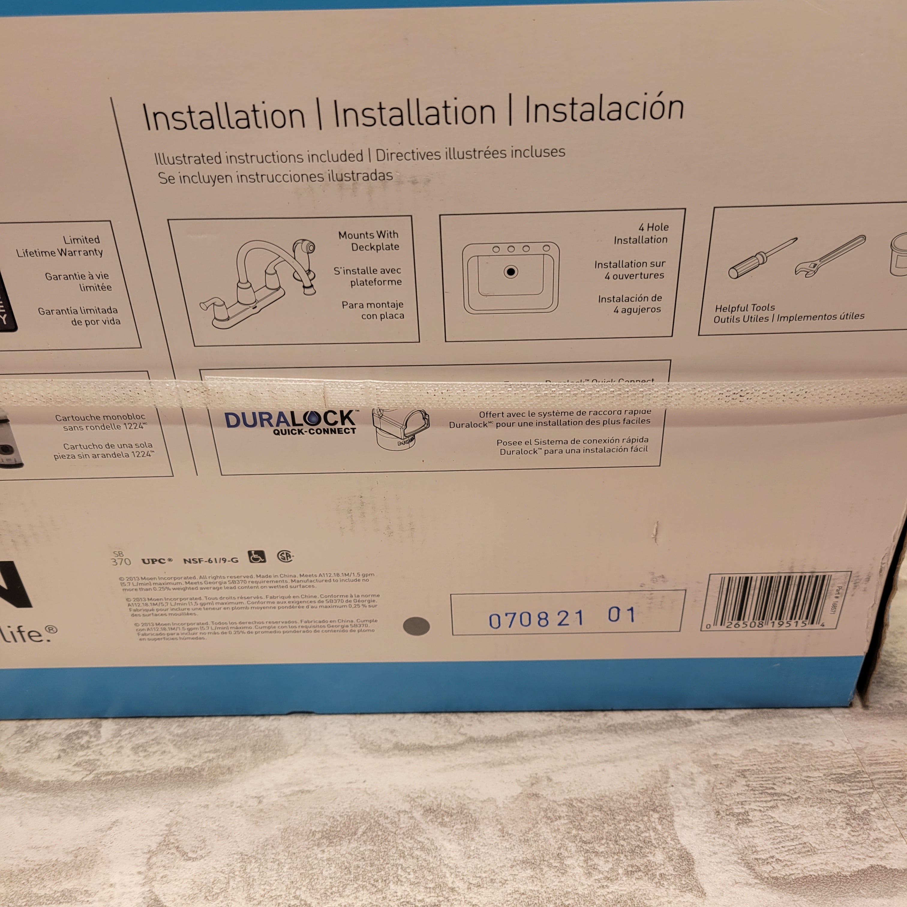 Moen CA87553 High-Arc Kitchen Faucet with Side Spray, Chrome (7647009013998)