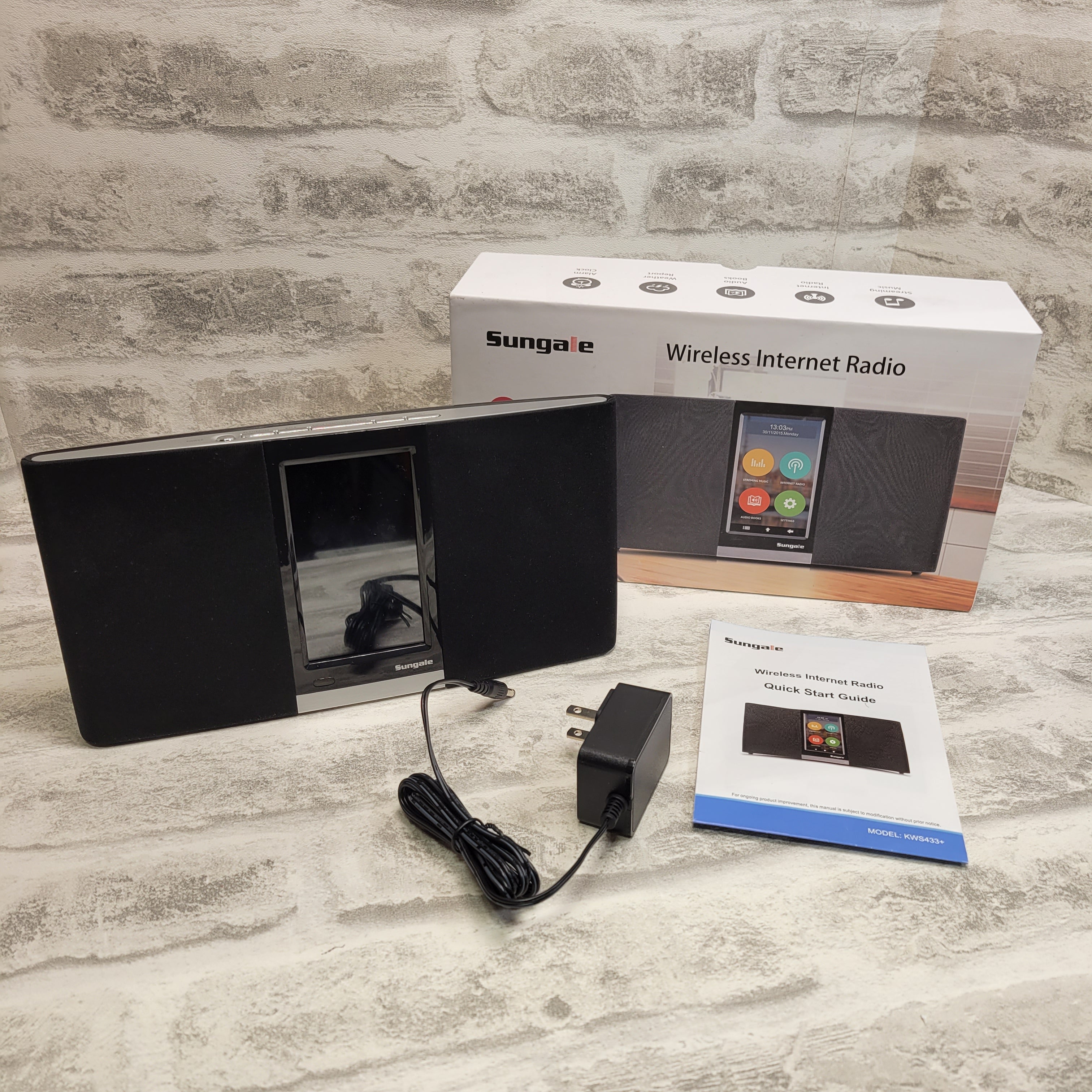 Sungale 2nd Gen WiFi Internet Radio 4.3