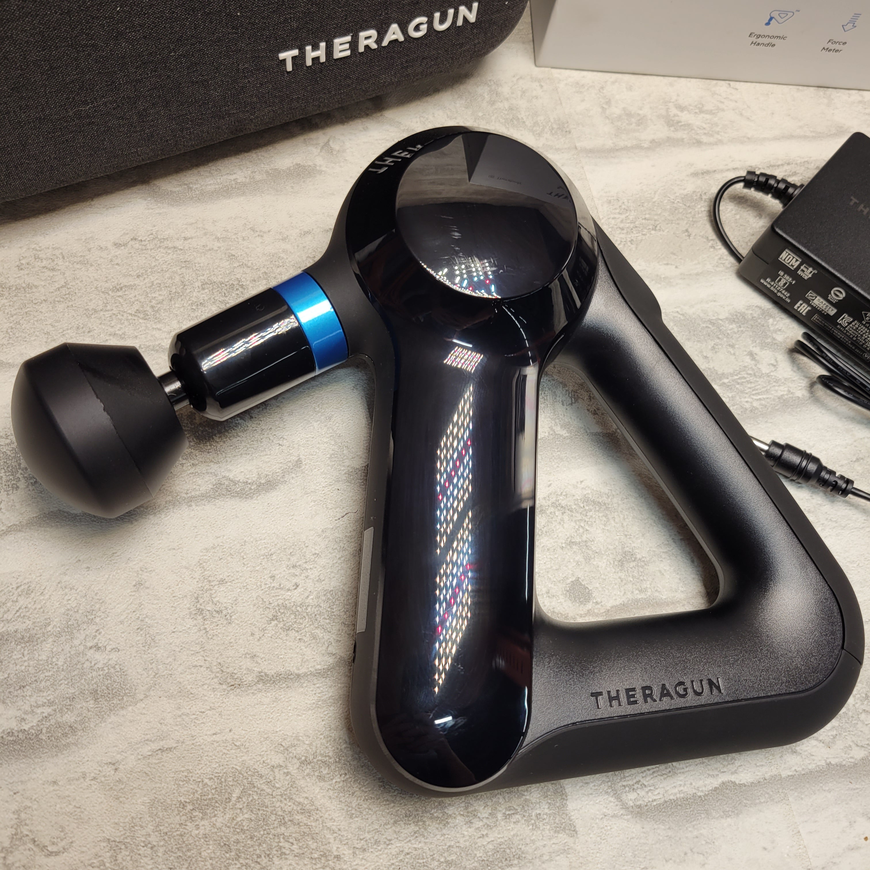 TheraGun Elite -Black- Deep Tissue Muscle Treatment Massage Gun (7848165802222)