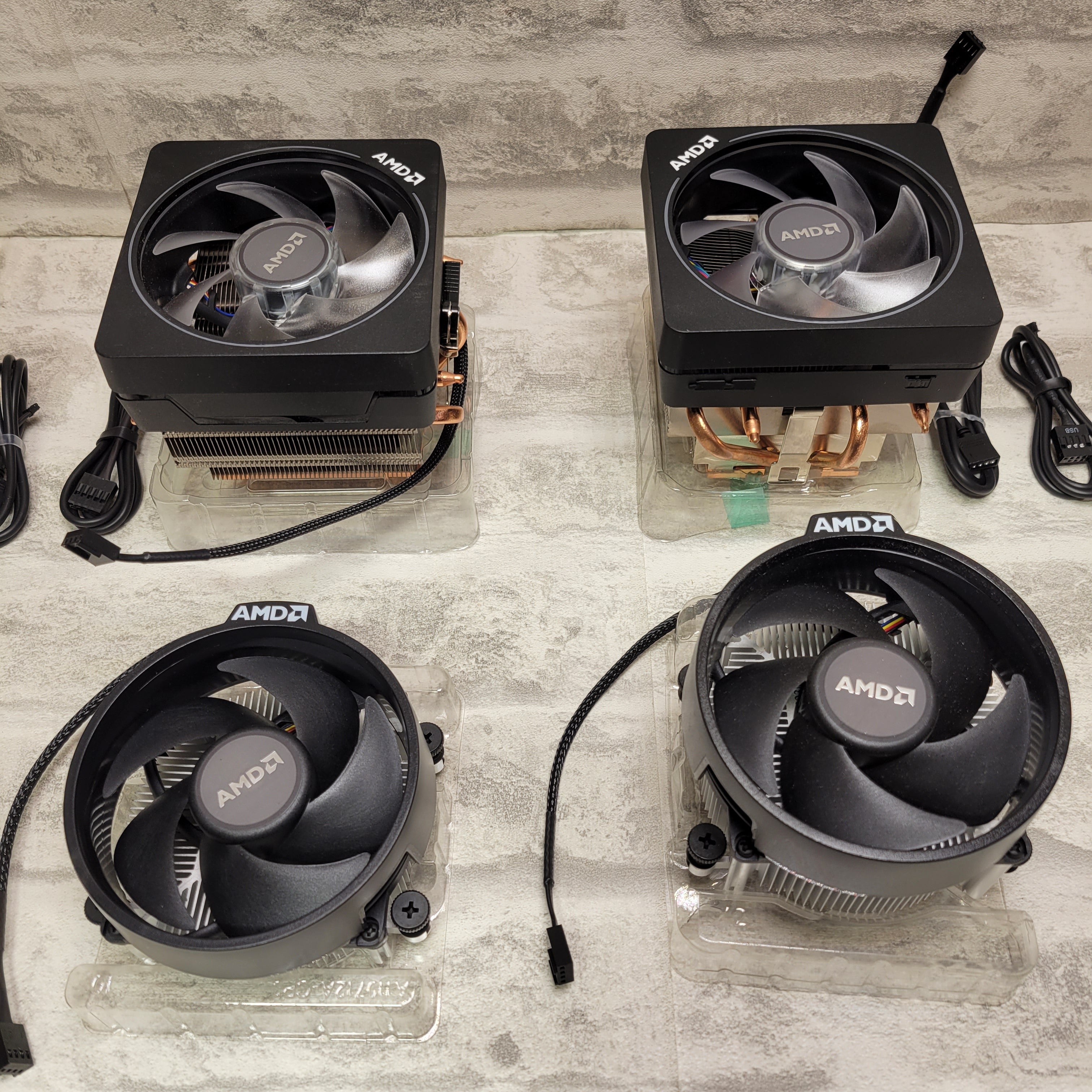 *FOR PARTS* Lot of 4 AMD Cooling Fans *See Description* (7686927614190)